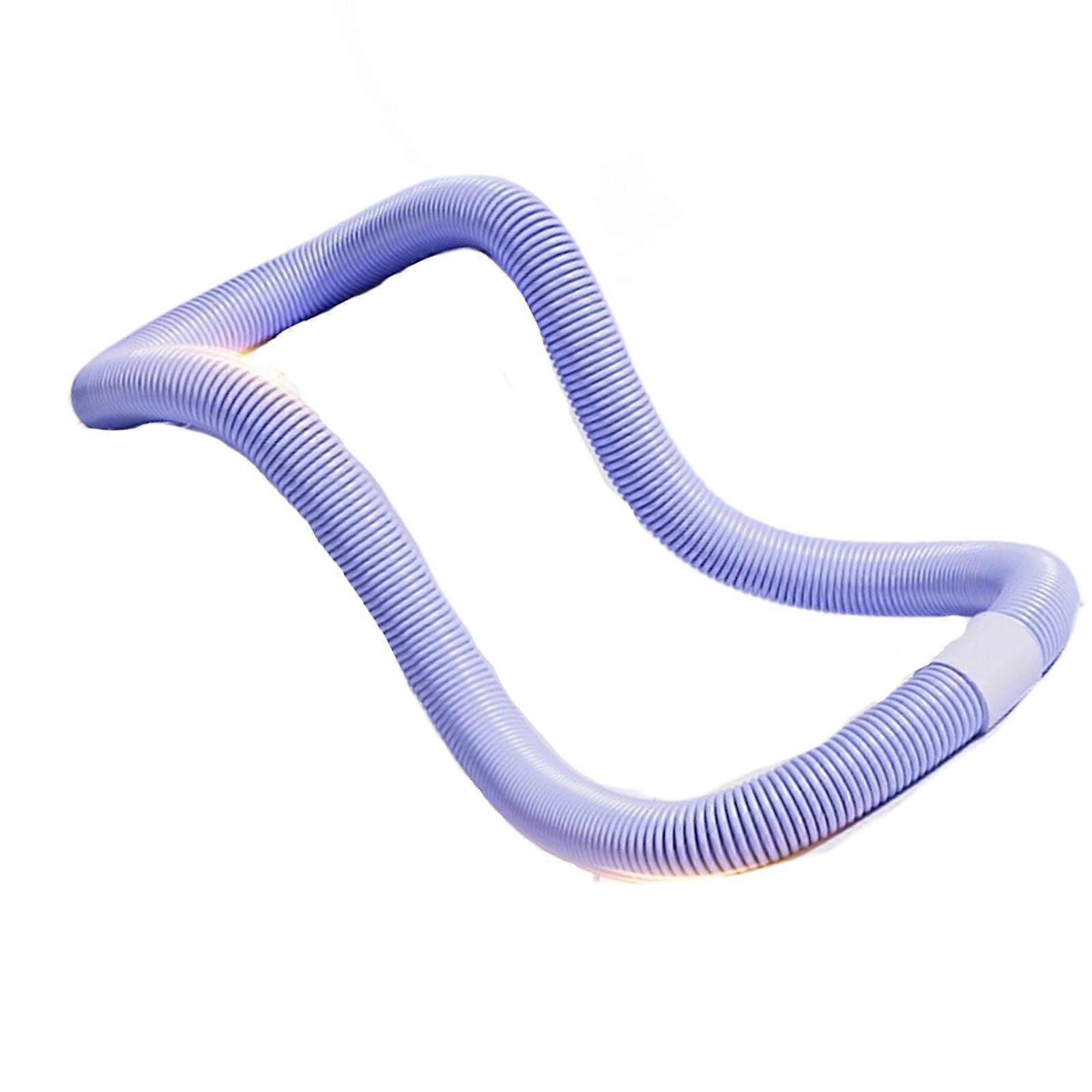 Soft Elastic Exercise Hoop With Adjustable Spring Resistance For Core Training And Full Body Workout PVC Design Purple