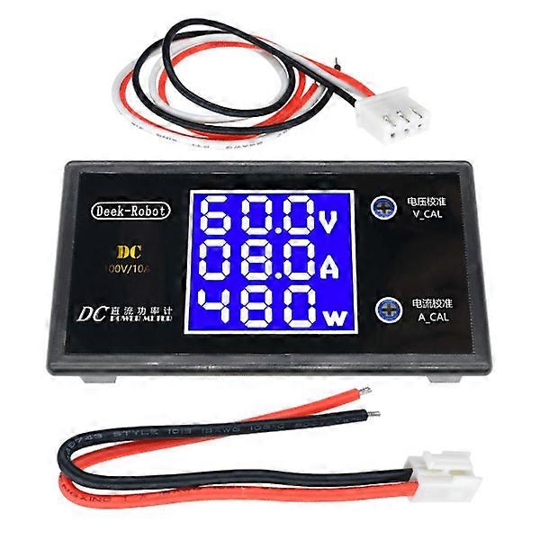 LCD Digital Voltmeter Ammeter Voltage Current Power Meter 100V