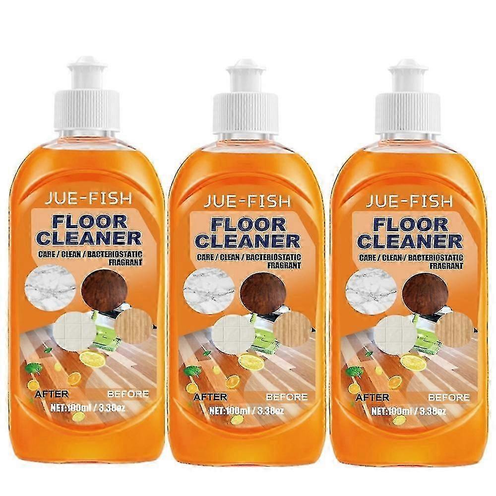 Powerful Decontamination Floor Cleaner - 3x 100ml