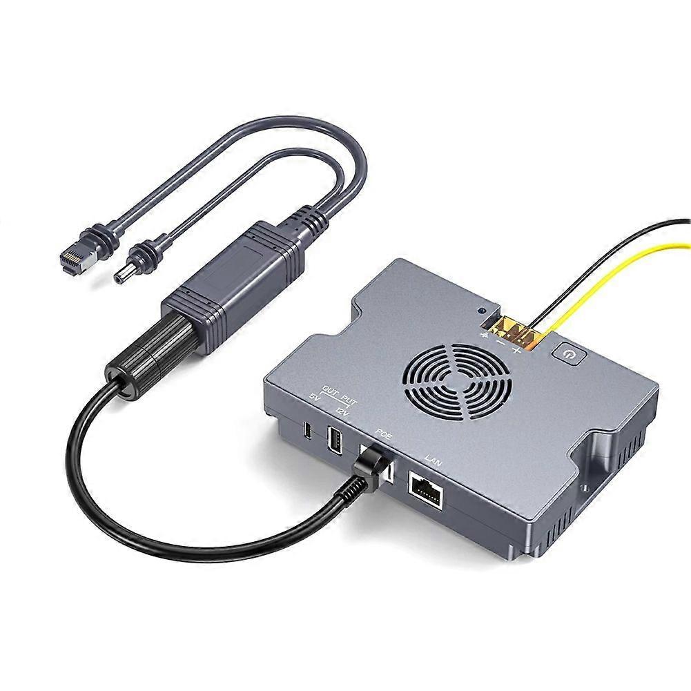 New PoE Injector for Mini Gigabit DC to PoE Power Supply with Mini Splitter Plug and Play 9-36V+ 52V