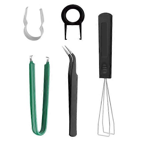 5 in 1 Cleaning Tools for Mechanical Keyboards with Keycap Remover, Switch Remover and Anti-Static
