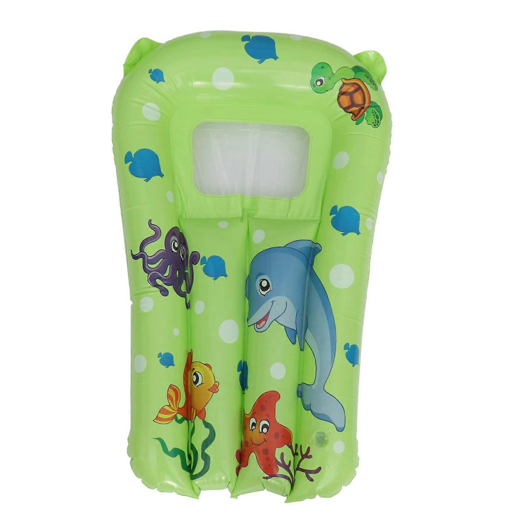 Inflatable Floating Surfboard Kickboard - Lightweight PVC with Creative Pattern Design for Pool Swimming Training and Fun
