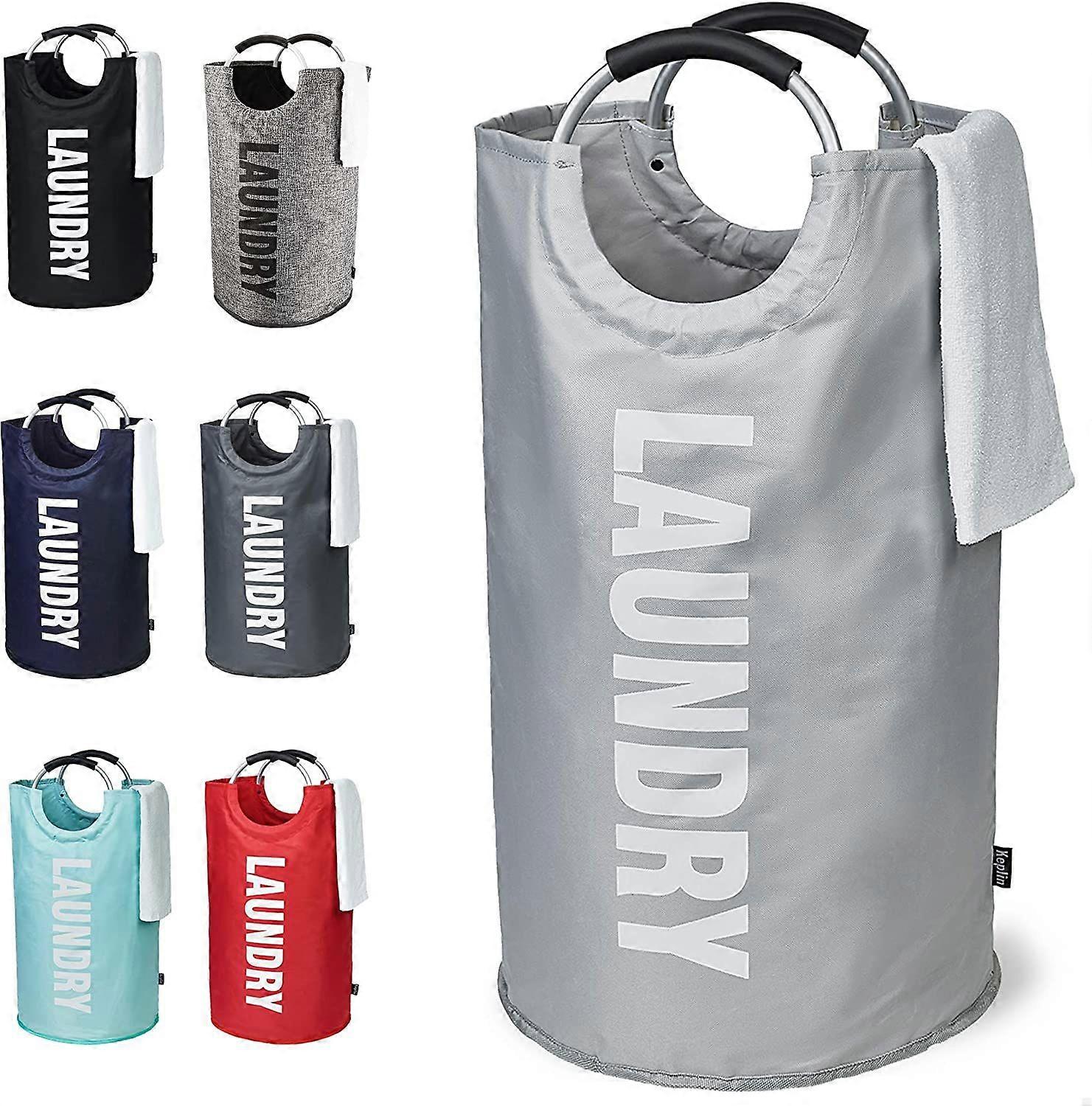 Collapsible Laundry Baskets 82L Large Fabric Laundry Bag