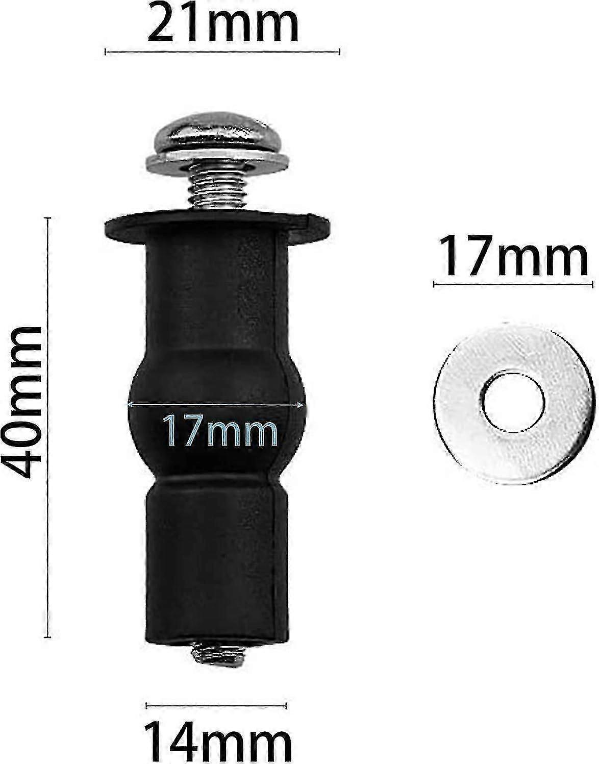 6db WC-ülőke zsanérok rögzítése WC-ülőke rögzítése Univerzális WC-alkatrészek WC-ülőke rögzítő rögzítések Wc ülés gumi tágulási csavarok, a legtöbbhöz illeszkedik