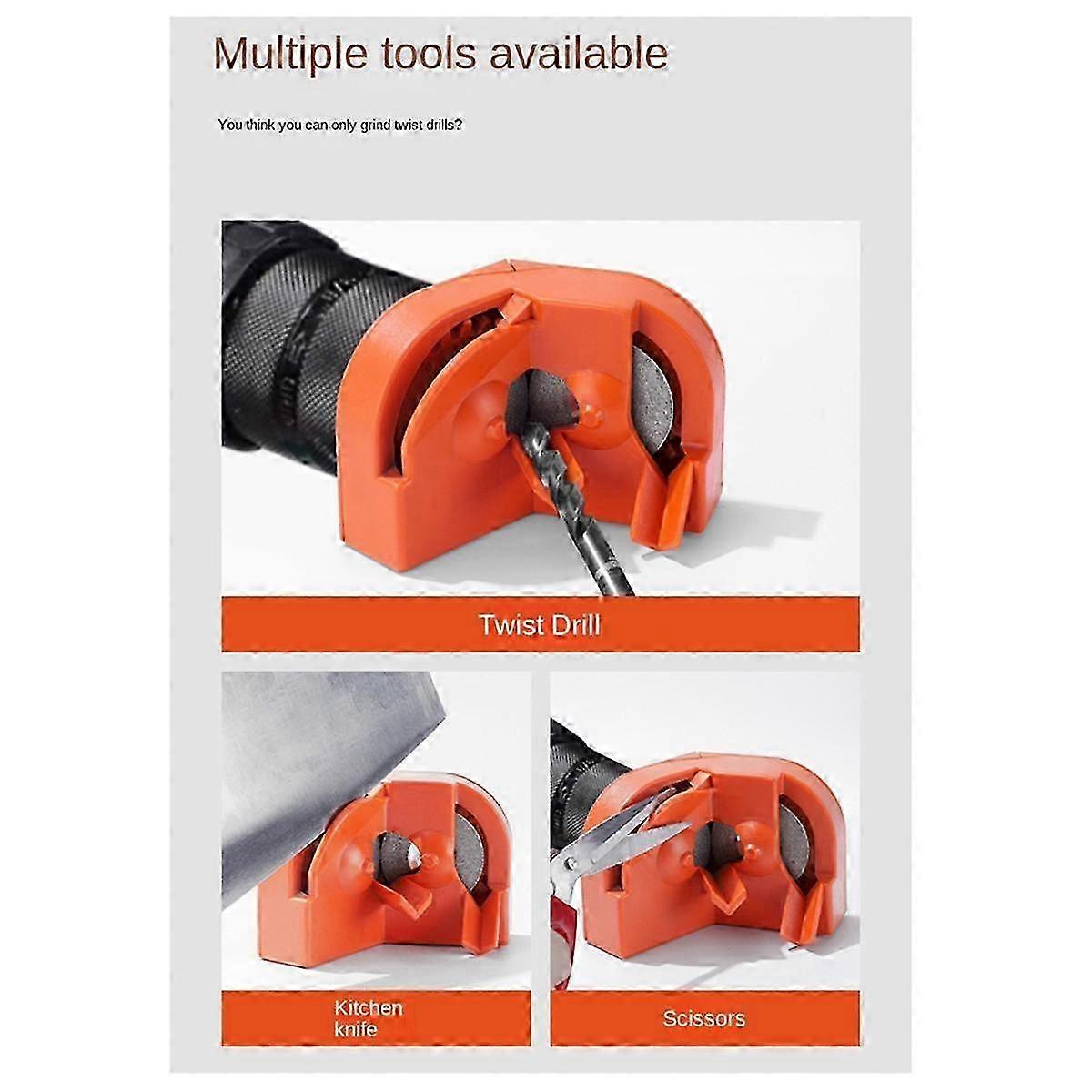 Optimized Drill Bit Grinding Tool - Portable Drill Grinder for Functional Twist Drill Bits