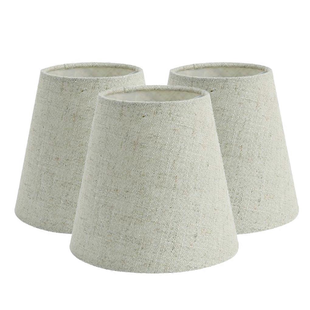 3Pcs Lamp Shades Fabric Craft Bubble Lampshade for Table Floor Light Hanging Lighting Linen