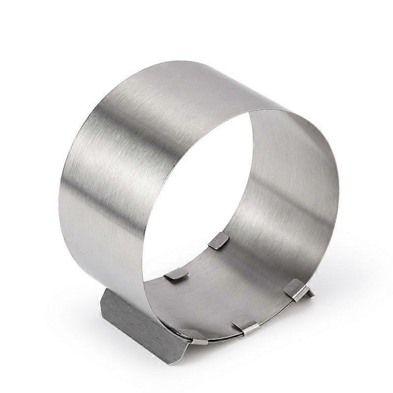 Adjustable Round Cake Ring Mold Retractable Mousse Baking Tool Stainless Steel