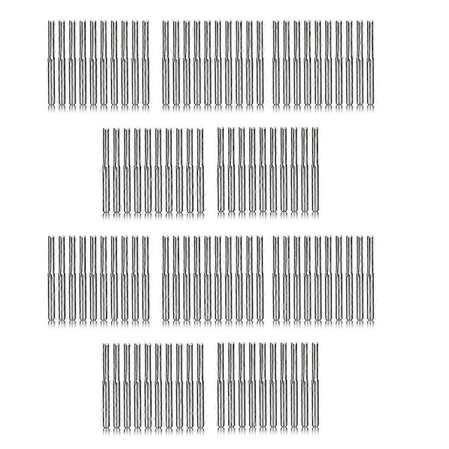 10Pcs 2 Flute Cnc Router Bits 3.175Mm Milling Cutter for Wood Plastic