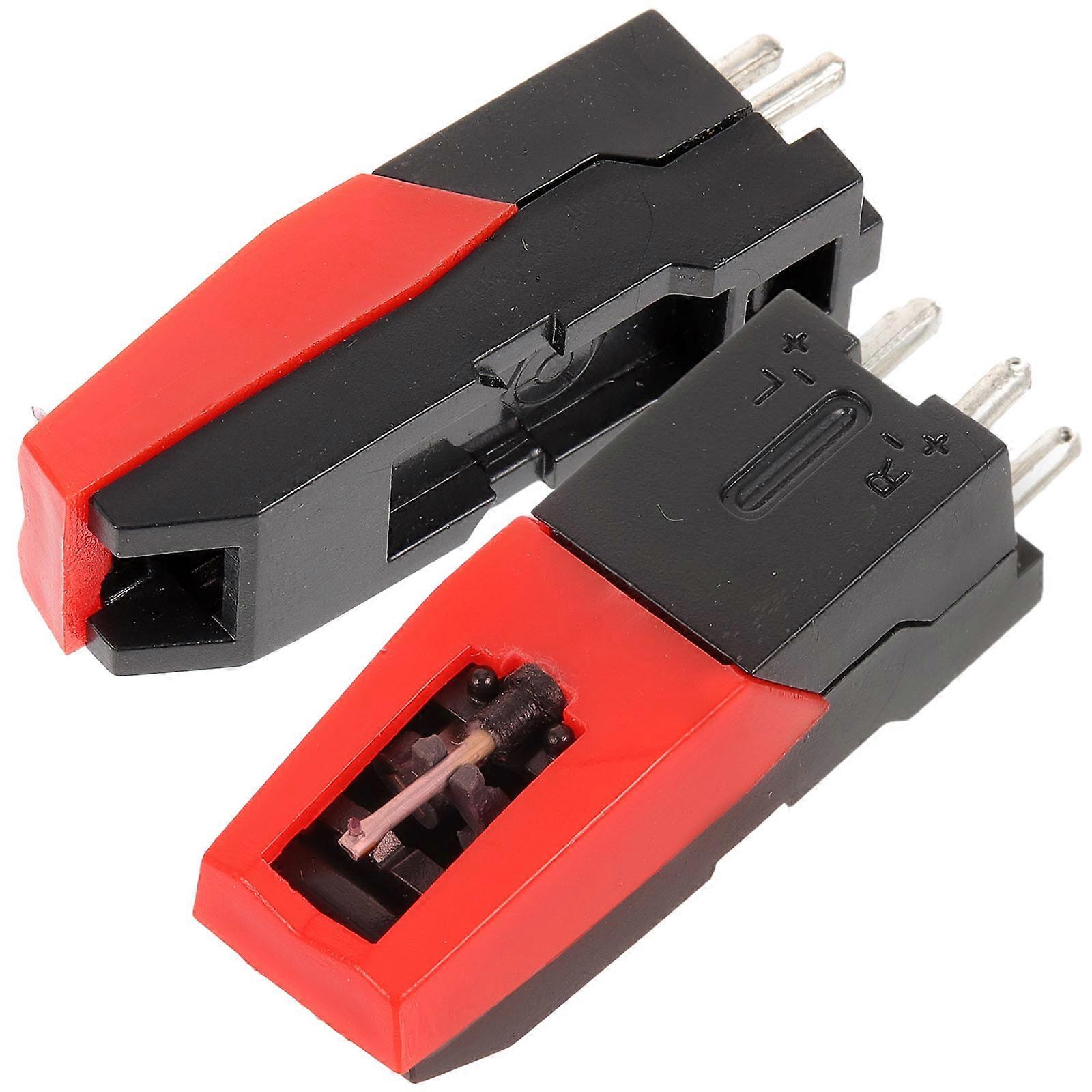 Phonograph Stylus Plastic Turntable Stylus Replacement 4Pcs for Vinyl Records