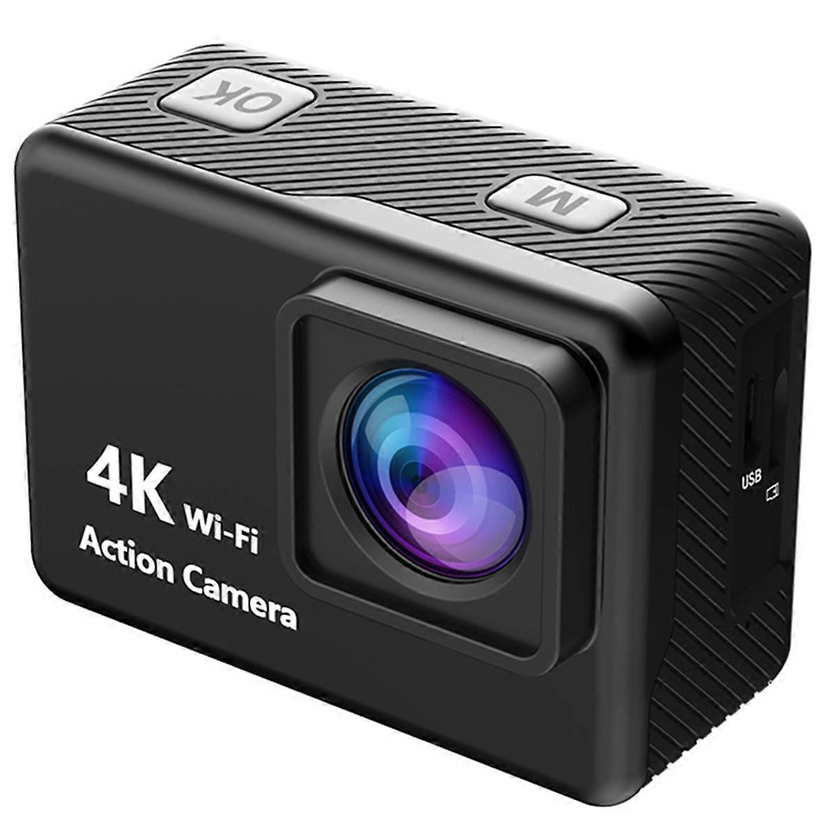 High-Definition 1080P Action Camera, Outdoor Sports Recorder, LCD 170 Wide-Angle Swimming Camera