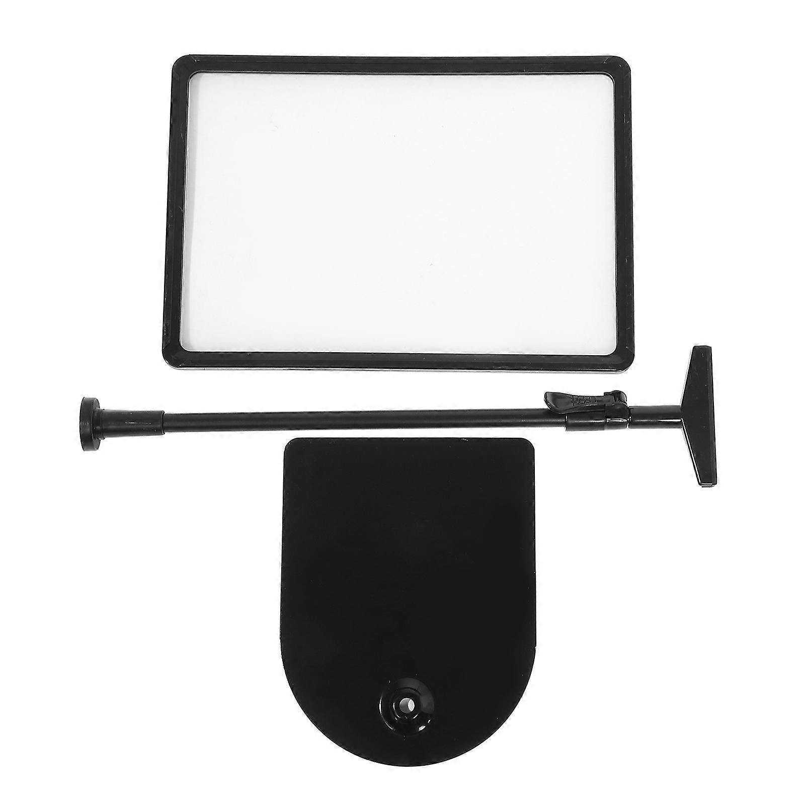 Floor Standing Display Sign Holder Advertising Stand for Supermarket Product Showcase Black Plastic Aluminum Alloy Price Display 1 Set