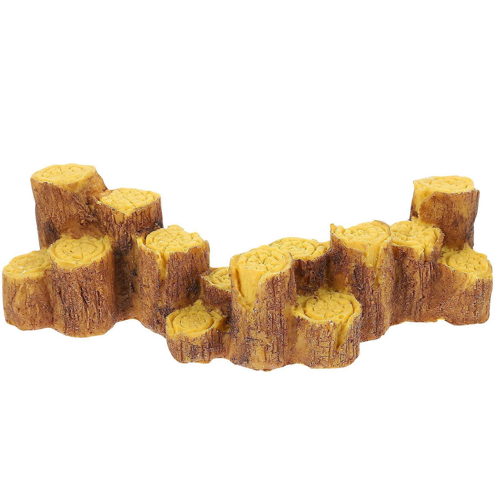 Decorative Turtle Ramp Basking Platform Reptile Owners Climbing 15X6X3.5CM 1Set