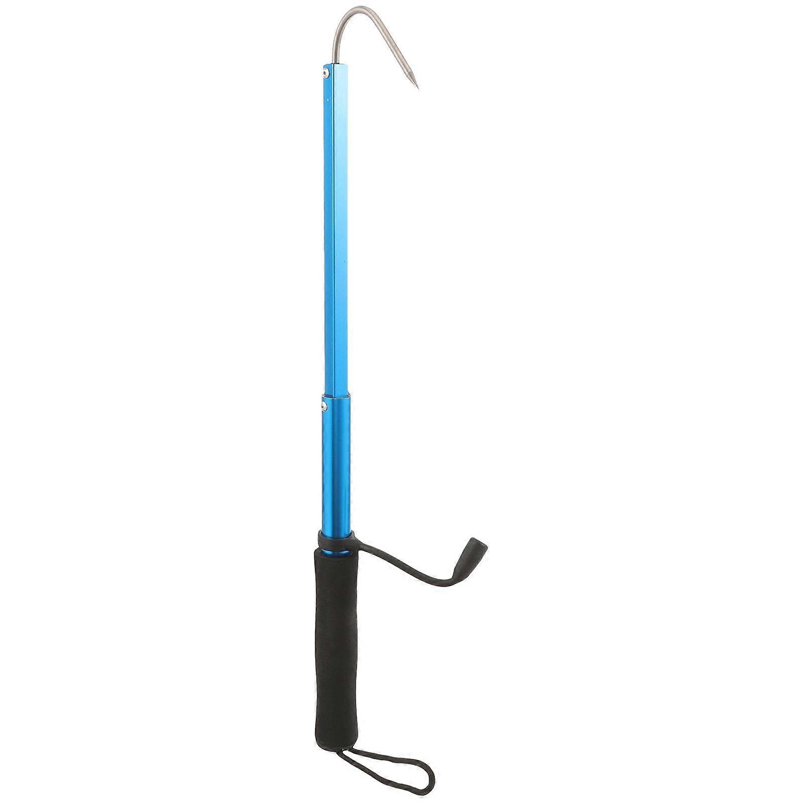 Practical Fishing Spear Hook Offshore Ice Tool Gaff Hook Telescoping Pole with Hook