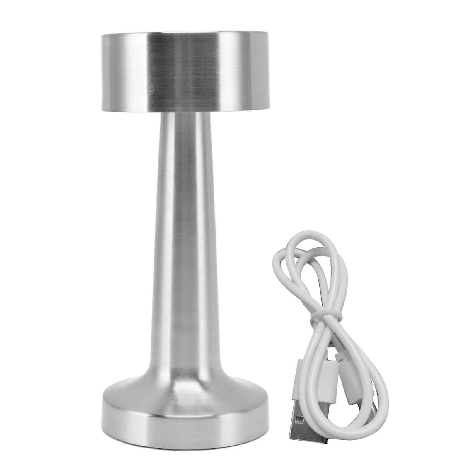 Cordless Table Lamp 3 Gear Dimming Portable Rechargeable 1800mAh Battery Bar Mood Light for Home