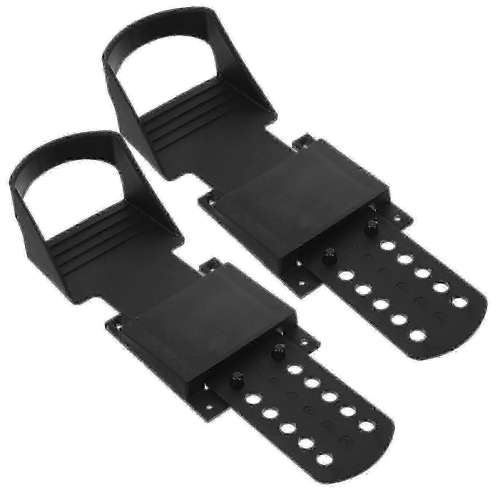 Pair of Rowing Machine Pedals - Indoor Exercise Replacement Part for Rowers-Good