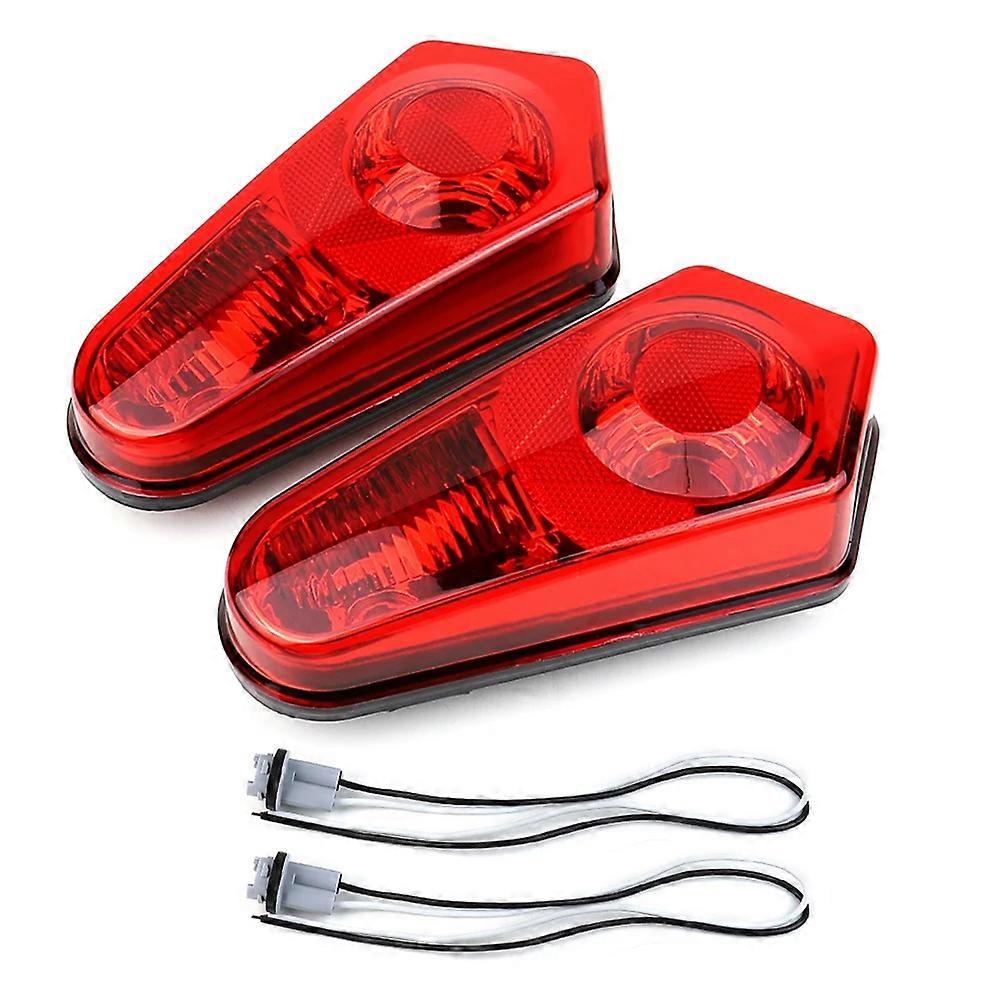 2Pcs Tail Light Housing Rear ATV UTV Taillights Stop Lamp Shell for Polaris Sportsman RZR ACE2005-2022 2411153 2411154,A