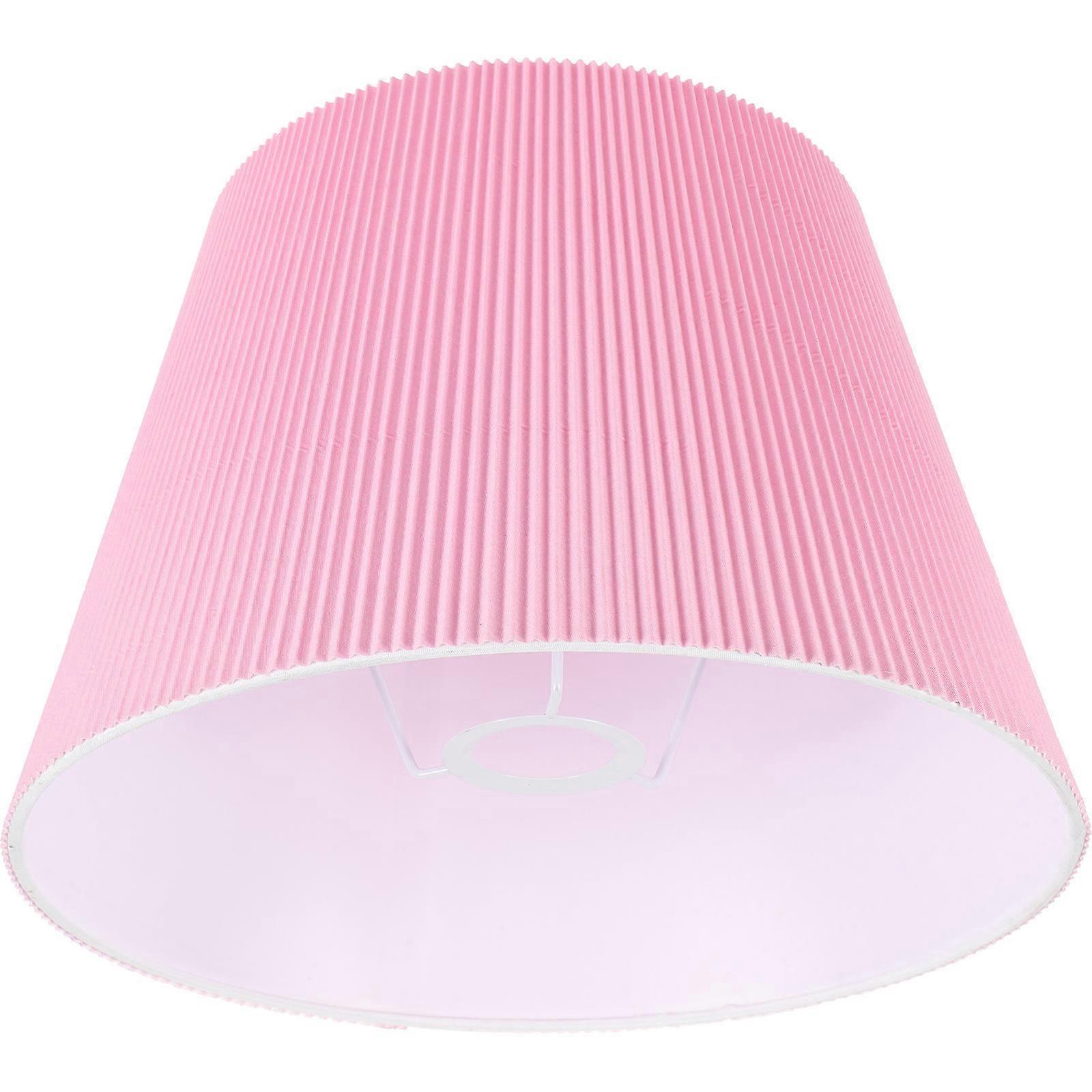 Simple Structure Floor Lamp Shade Replacement For Table Lamp And Bedside Lamp In Pink 30X30Cm 1Set