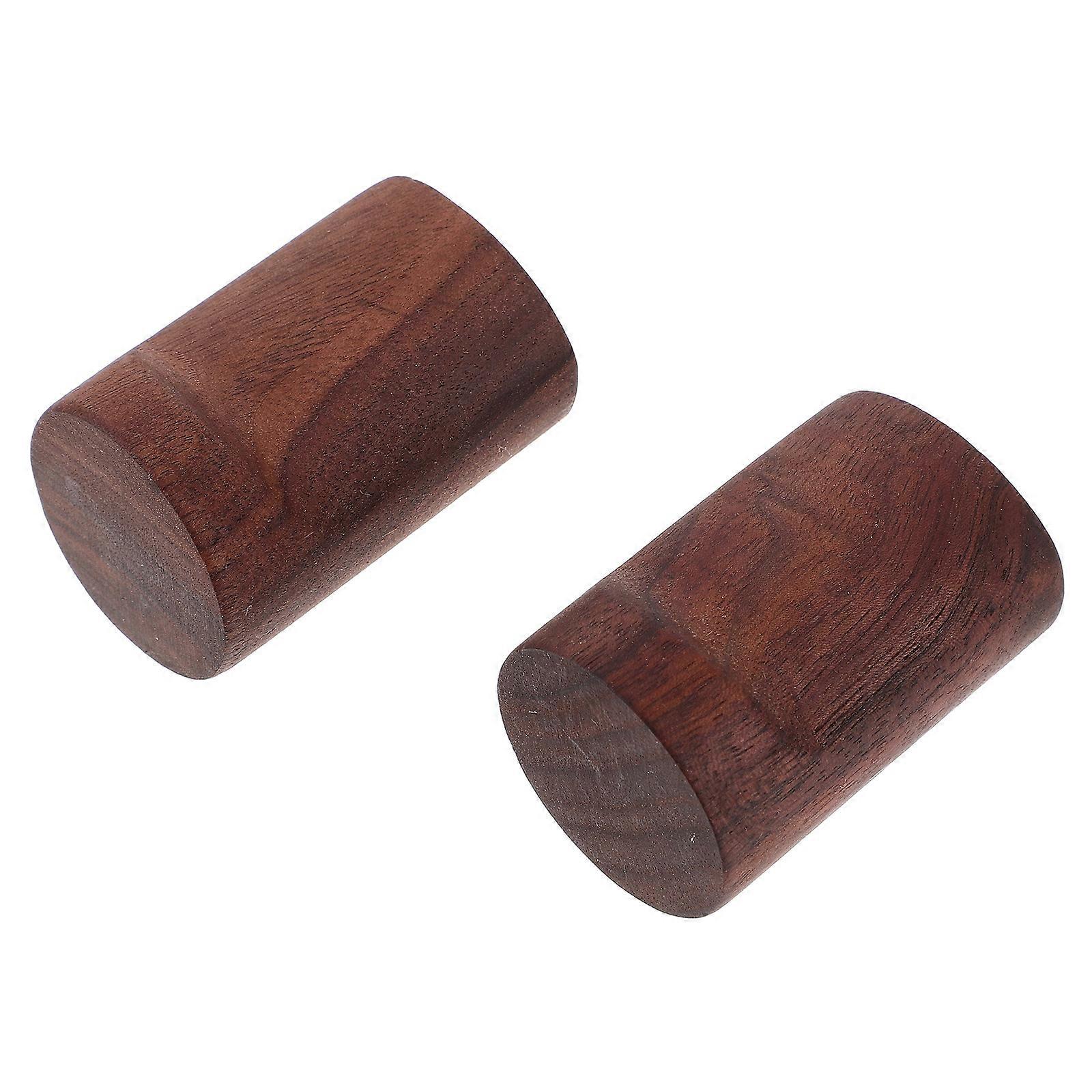 Hat Hooks 6 Sets Decorative Use For Bedroom Wall Dark Brown Sturdy And Reliable Functionality