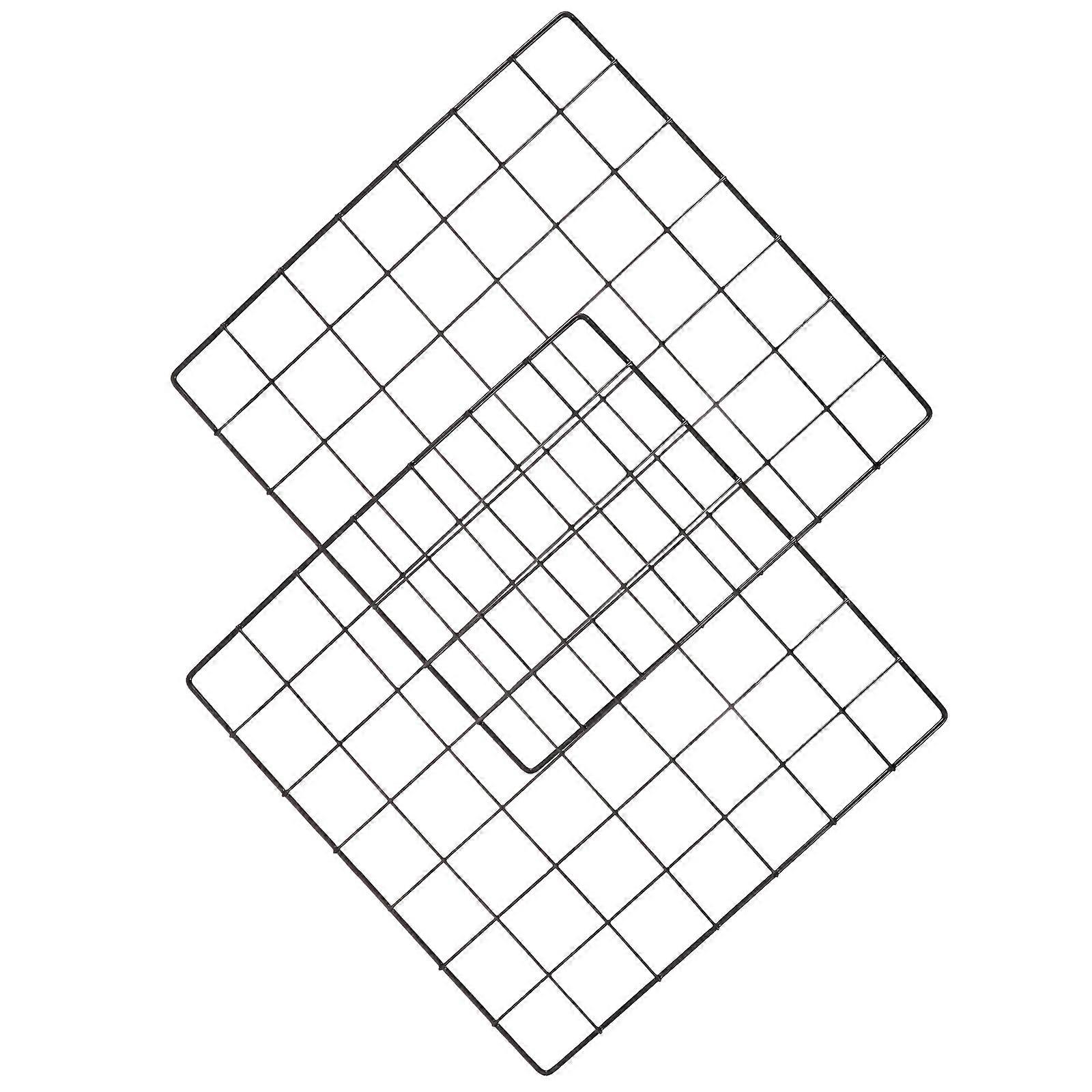 Iron Wall Grid Photo Display Panel for Wall Decoration 4Pcs