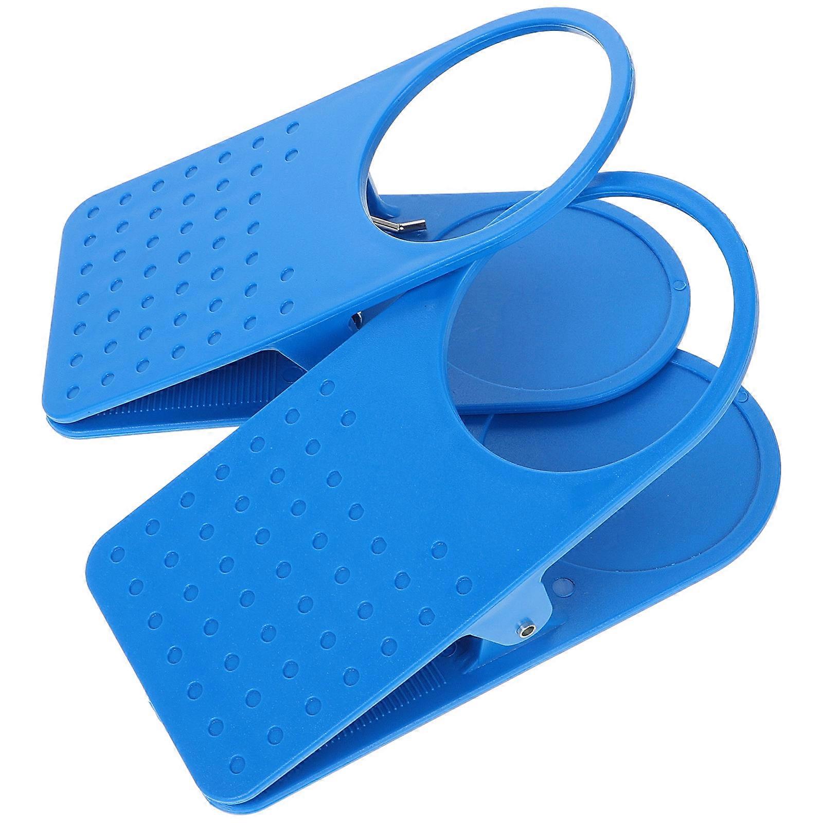 Creative Table Cup Holder Clip for Cup Holding Blue 4Pcs Set