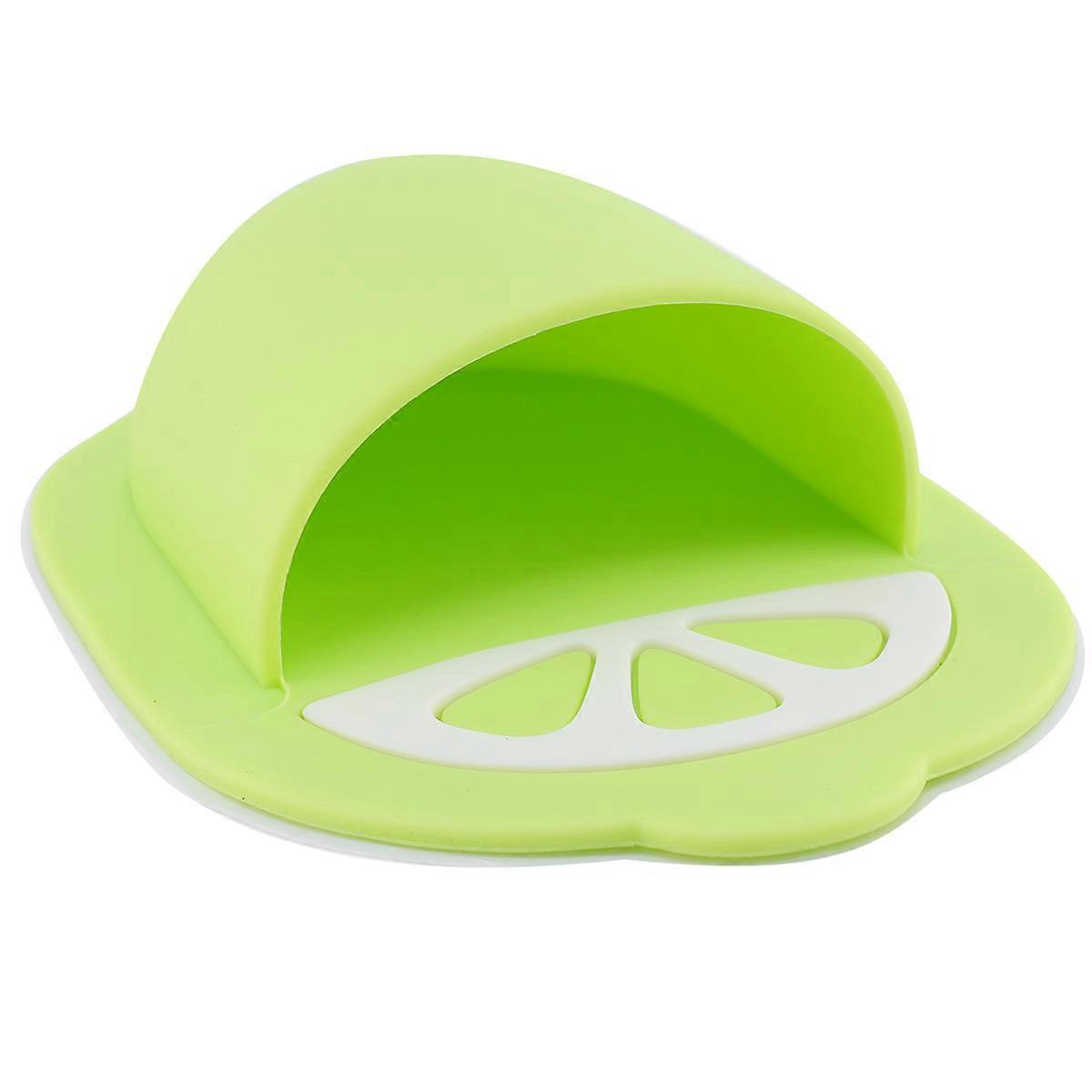 Wall Mounted Storage Rack for Small Items 1Pcs Cartoon Storage Box Green Lemon