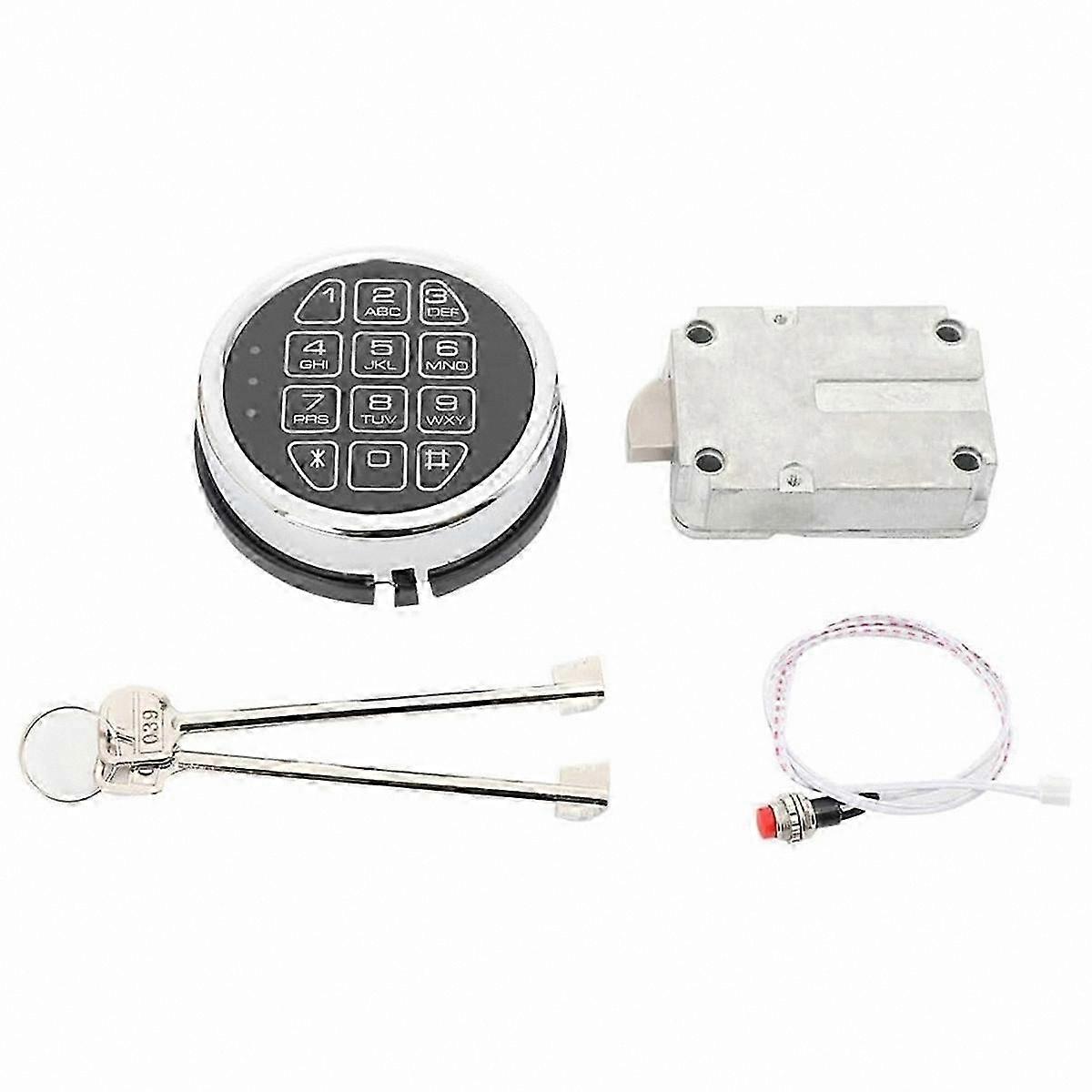 Digital Safe Lock with Sole Mechanism and 2 Emergency Override Keys