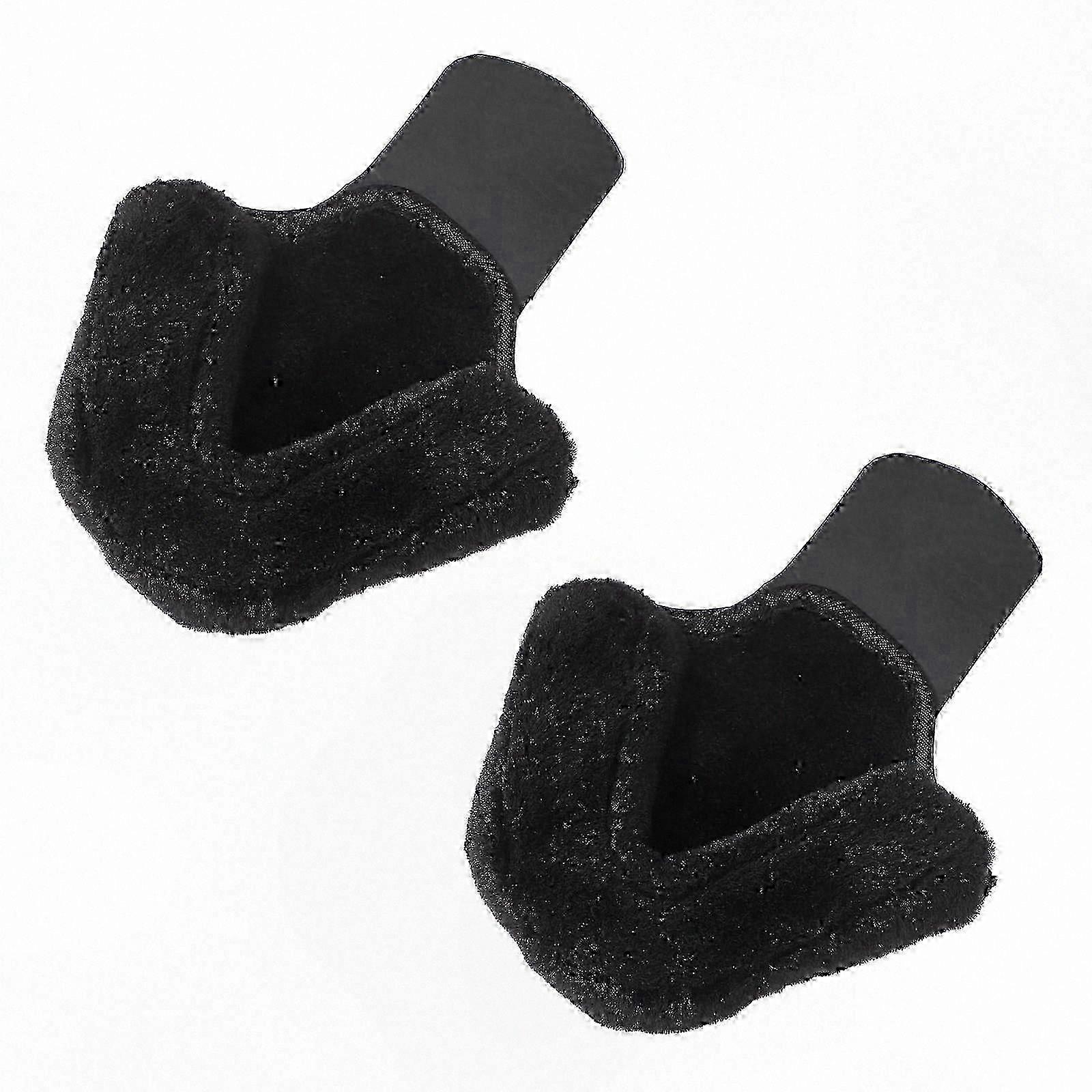 Universal Windproof Ear Warmers for Bike Helmets, Black