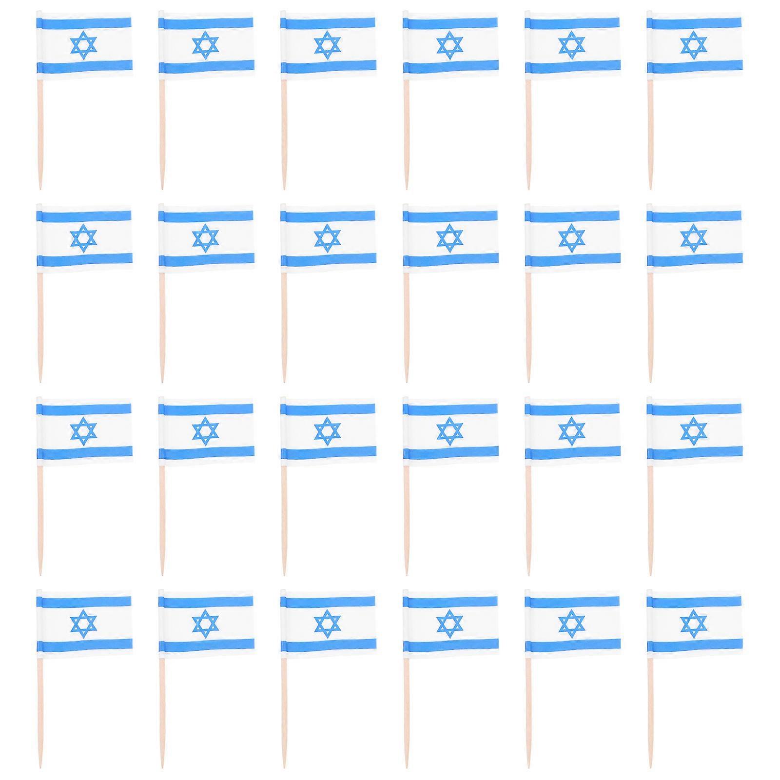 Patriotic Theme Toothpick Flag Picks for Decoration 300Pcs