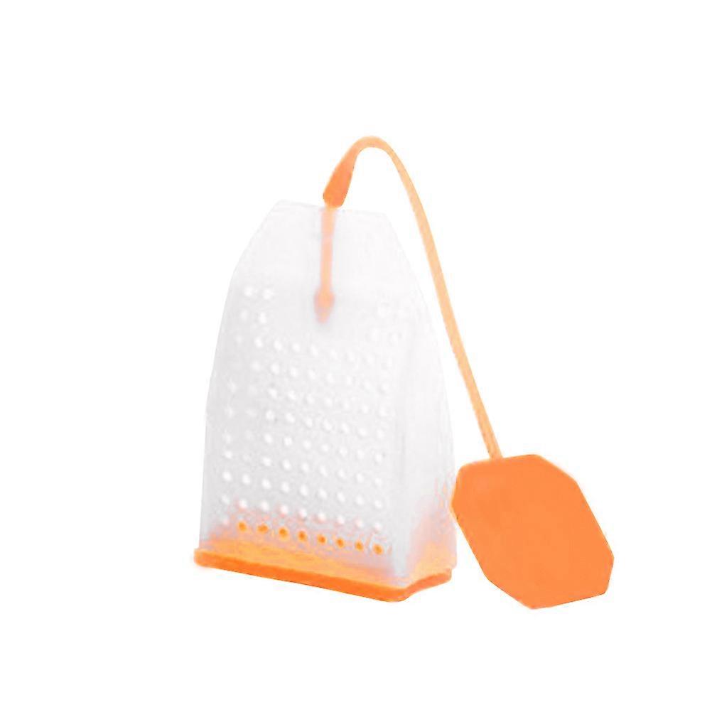 Silicone Tea Bag Infuser for Home Use 3Pcs Orange Loose Leaf Tea Filters