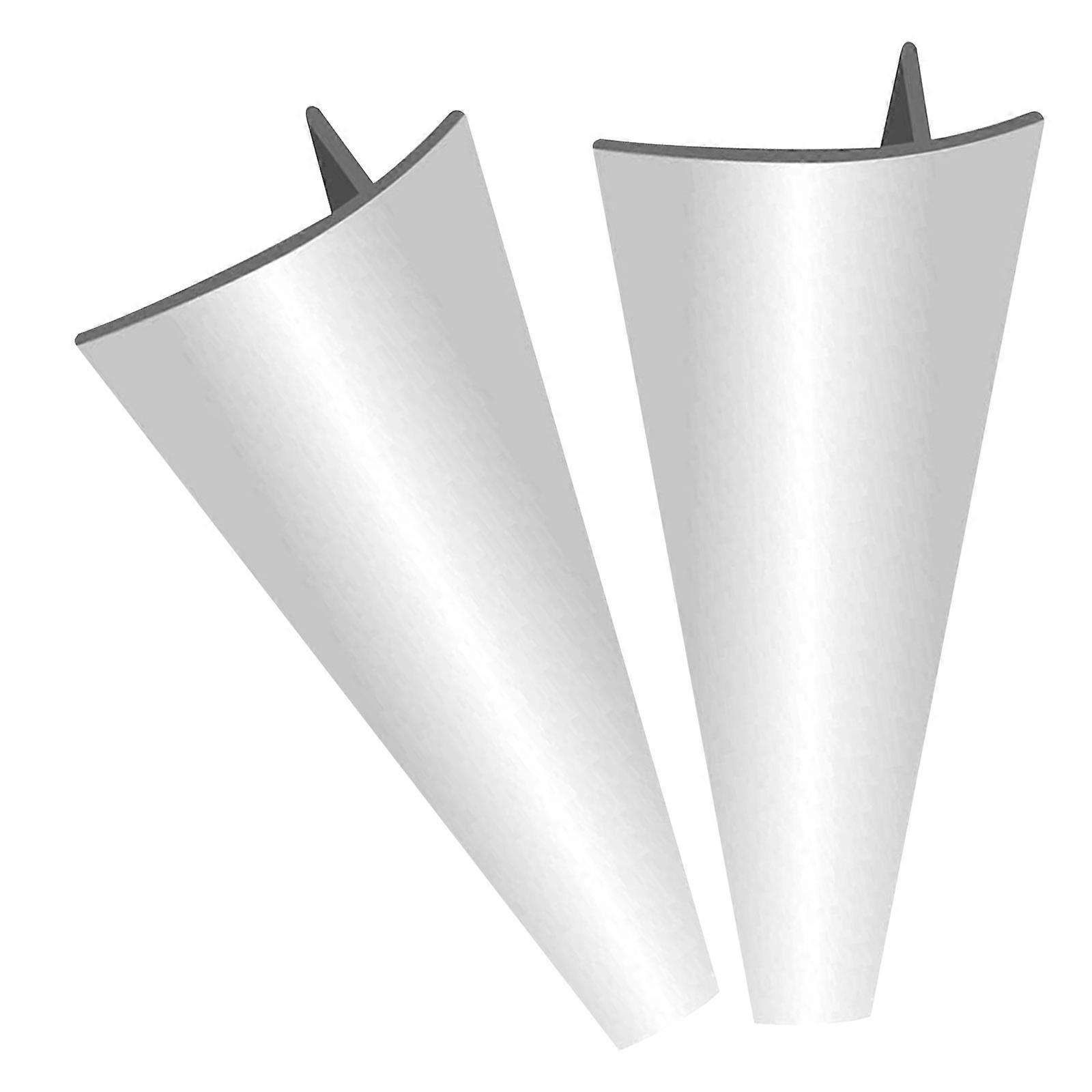 Silicone Oven Side Guard 2Pcs Transparent Kitchen Stove Guard Non-Slip Stable for Home