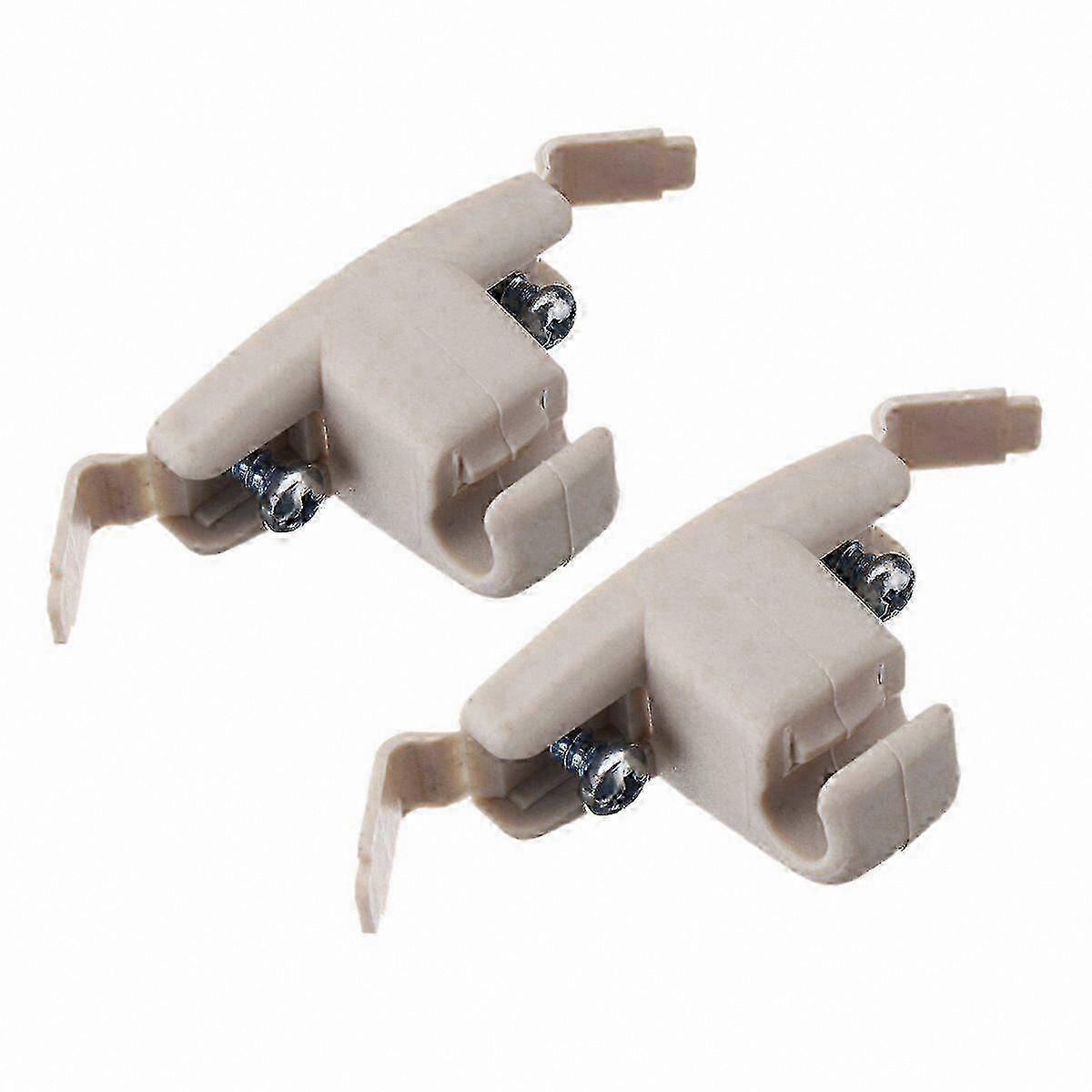 2X Beige Sun Visor Clip Holder Bracket for  E46 3 Series 325 M3