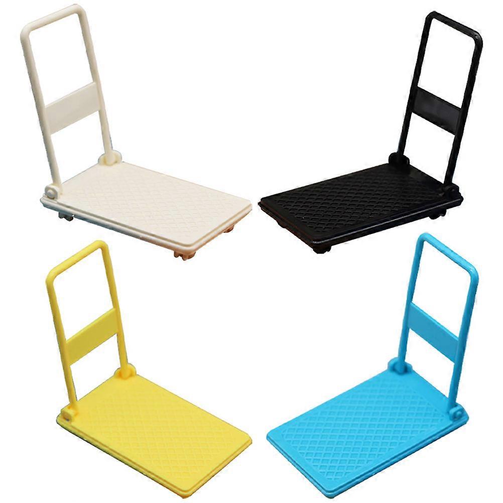 Mini House Trolley Plastic Model for Decorative Use 20Pcs Set