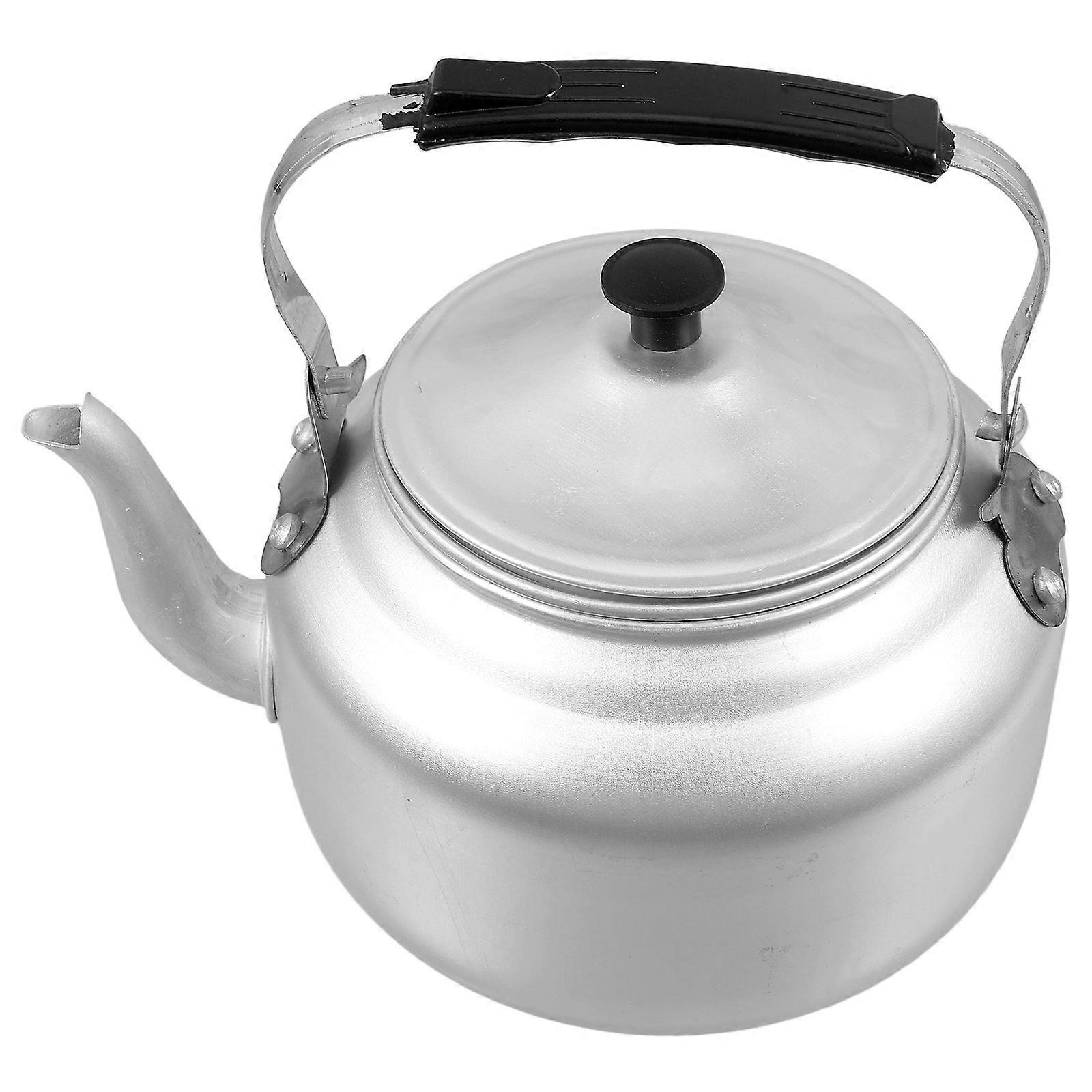 Silver Water Kettle Container with Lid for Household and Office 800ml Efficient Tea Brewing 2Pcs