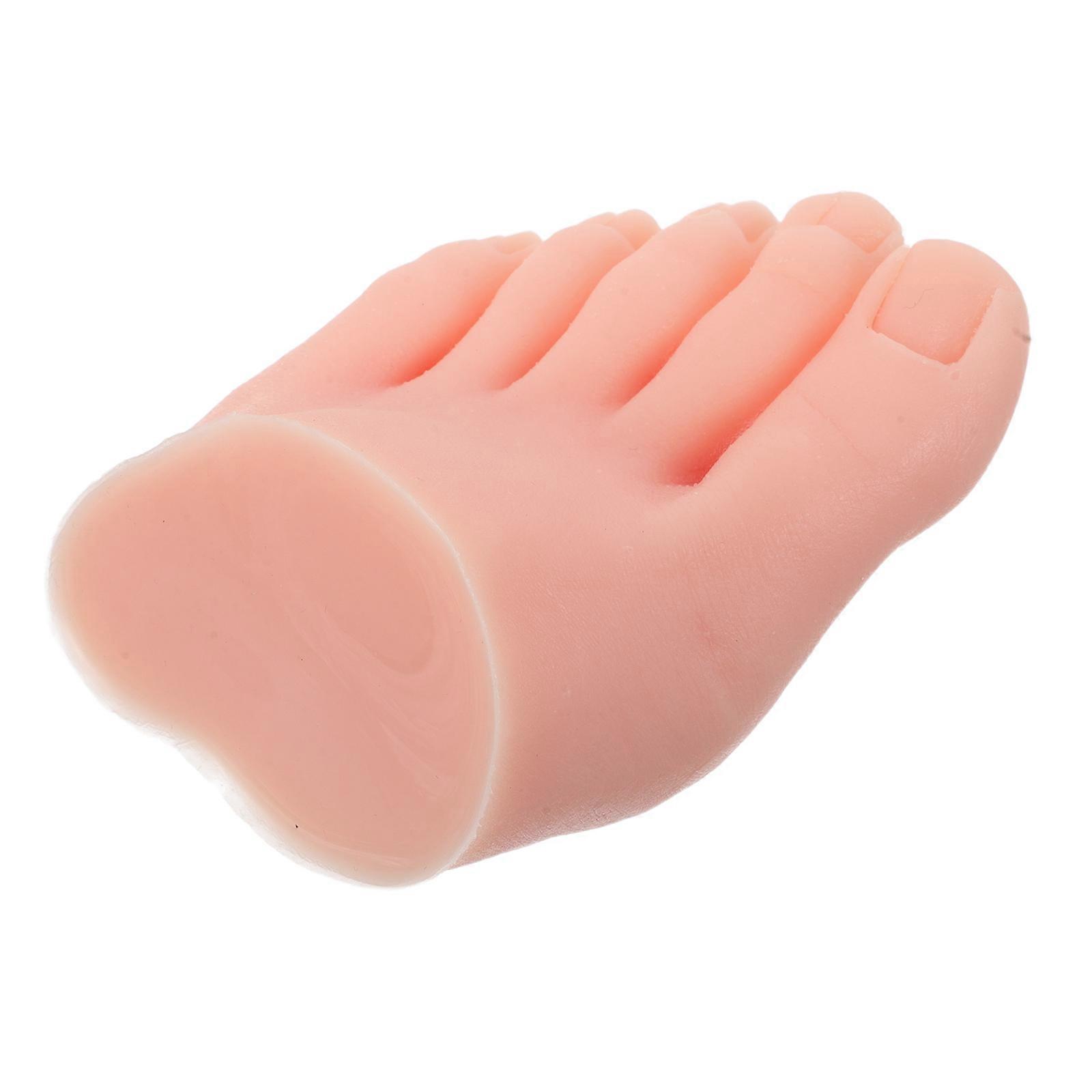 Soft Silicone Pedicure Tool For Nail Training Perfect For Beginners And Professionals 10.30X7.50X5.00CM Versatile 1Set