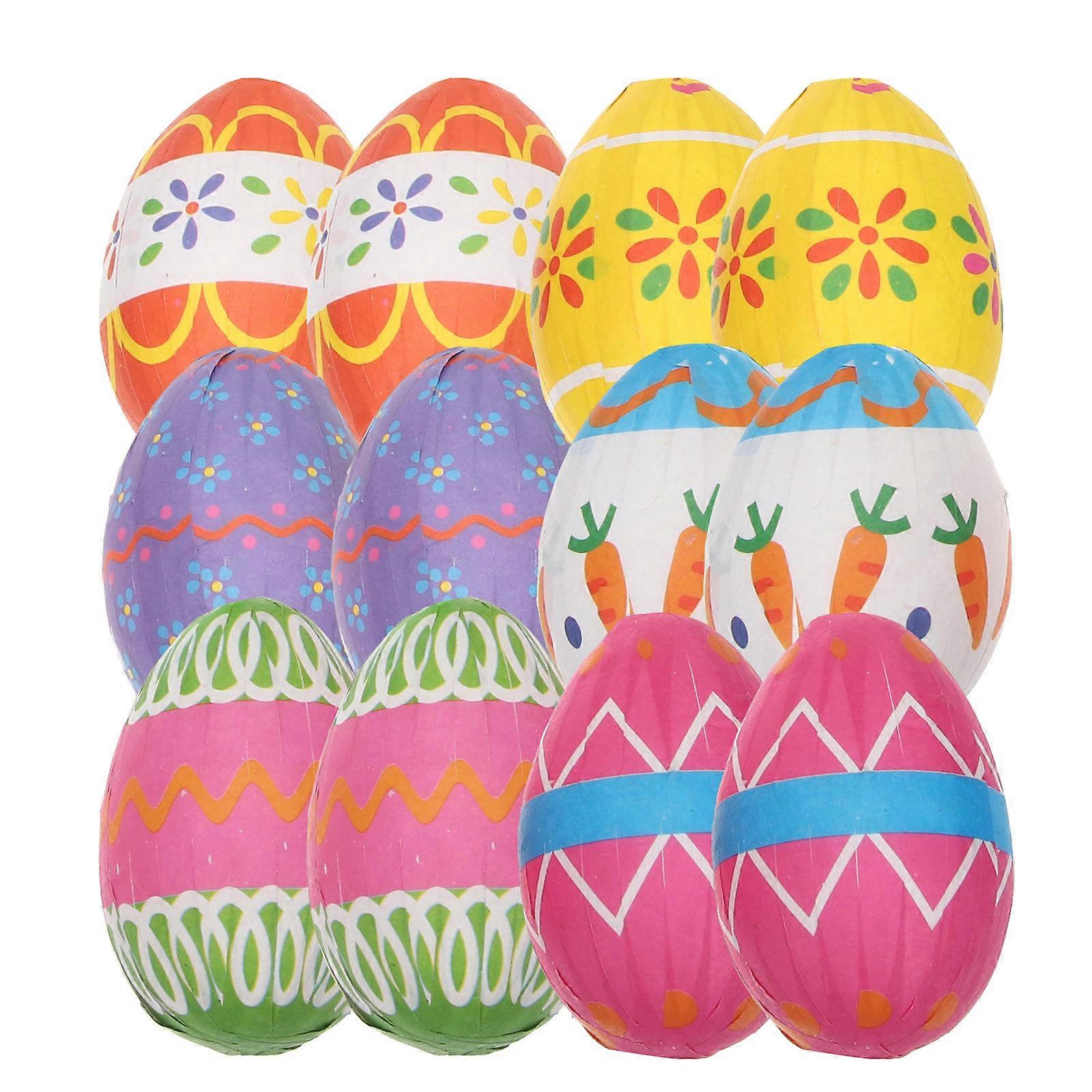 Adorable Easter Egg Decorations for DIY Use 36Pcs Hanging Egg Ornaments