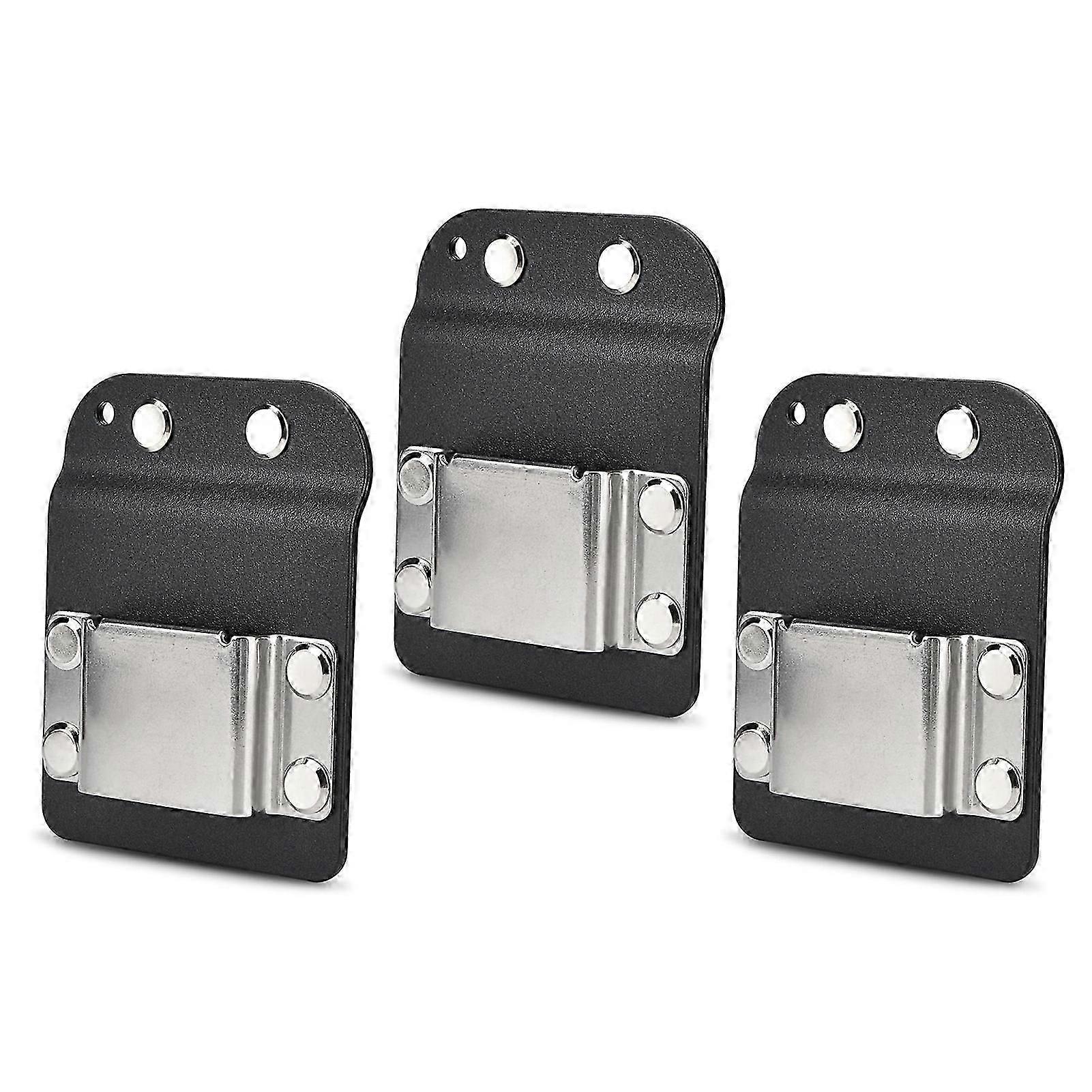 Stainless Steel Cordless Drill Holder - One-Hand Belt Clip for Easy Access, Compatible with Tool Belts up to 2 Inches