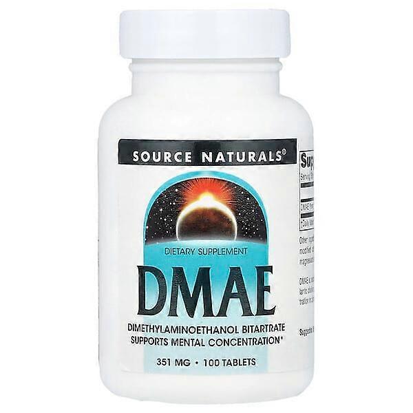 Source Naturals, DMAE , 351 mg , 100 Tablets