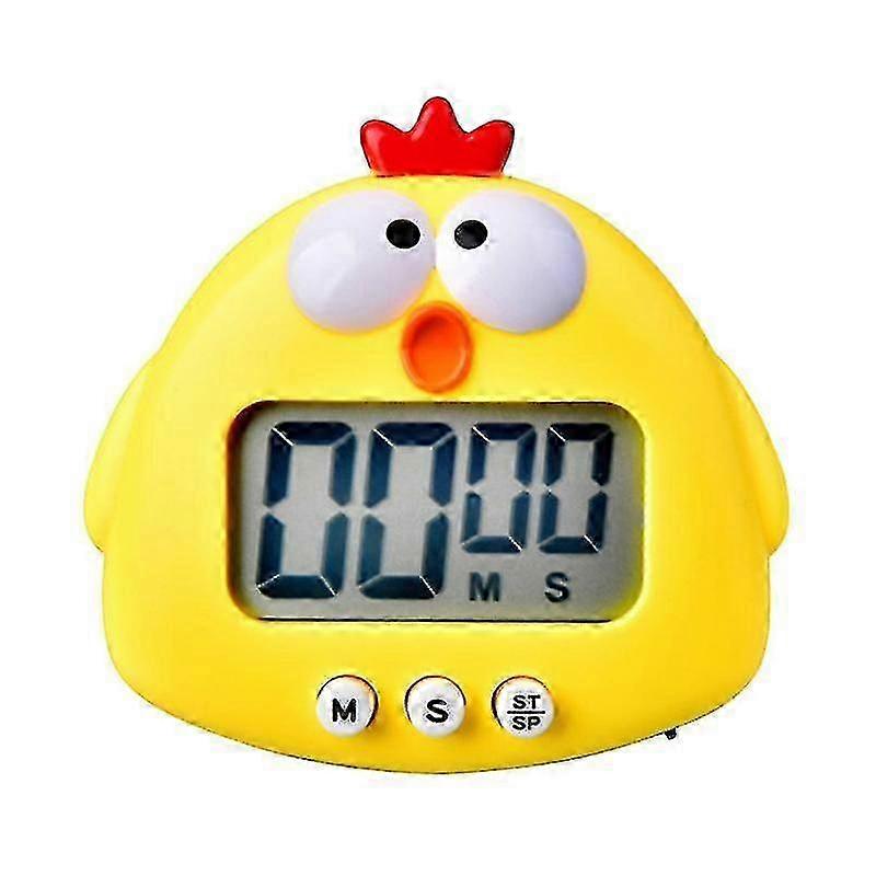 Digital Kitchen Timer Cute Animal Timer With Strong Magnet Back Stand Loud Alarm Large Screen