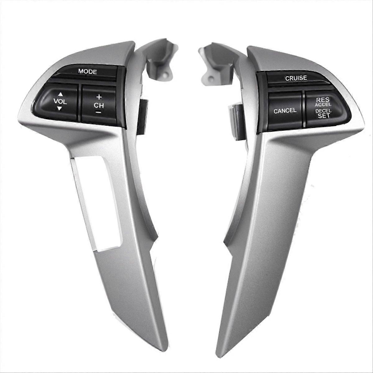 Car Steering Wheel Cruise Control Button Volume Adjustment Switch with Hole Frame for Accord 2008-20