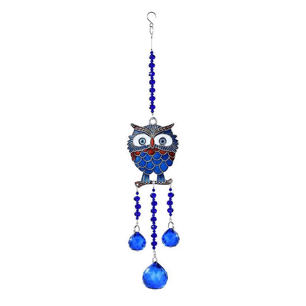 SUNCATCHER Blue Crystal Ball Window Decor Hanging Ornament