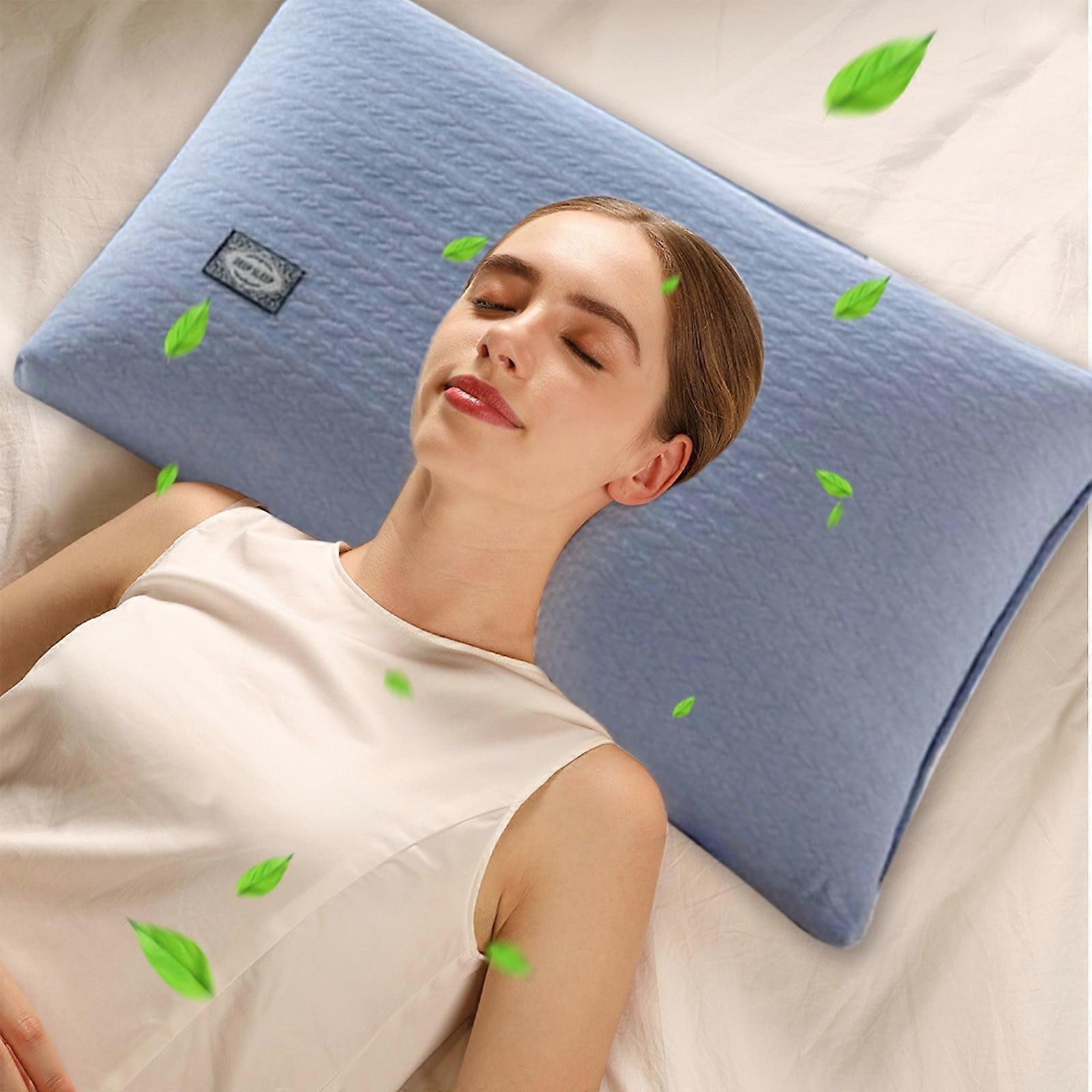 Standard Bed Pillows, Cooling Soft Supportive Down Pillows for Sleeping & Decor, Compatible with Back, Side, Stomach Sleepers