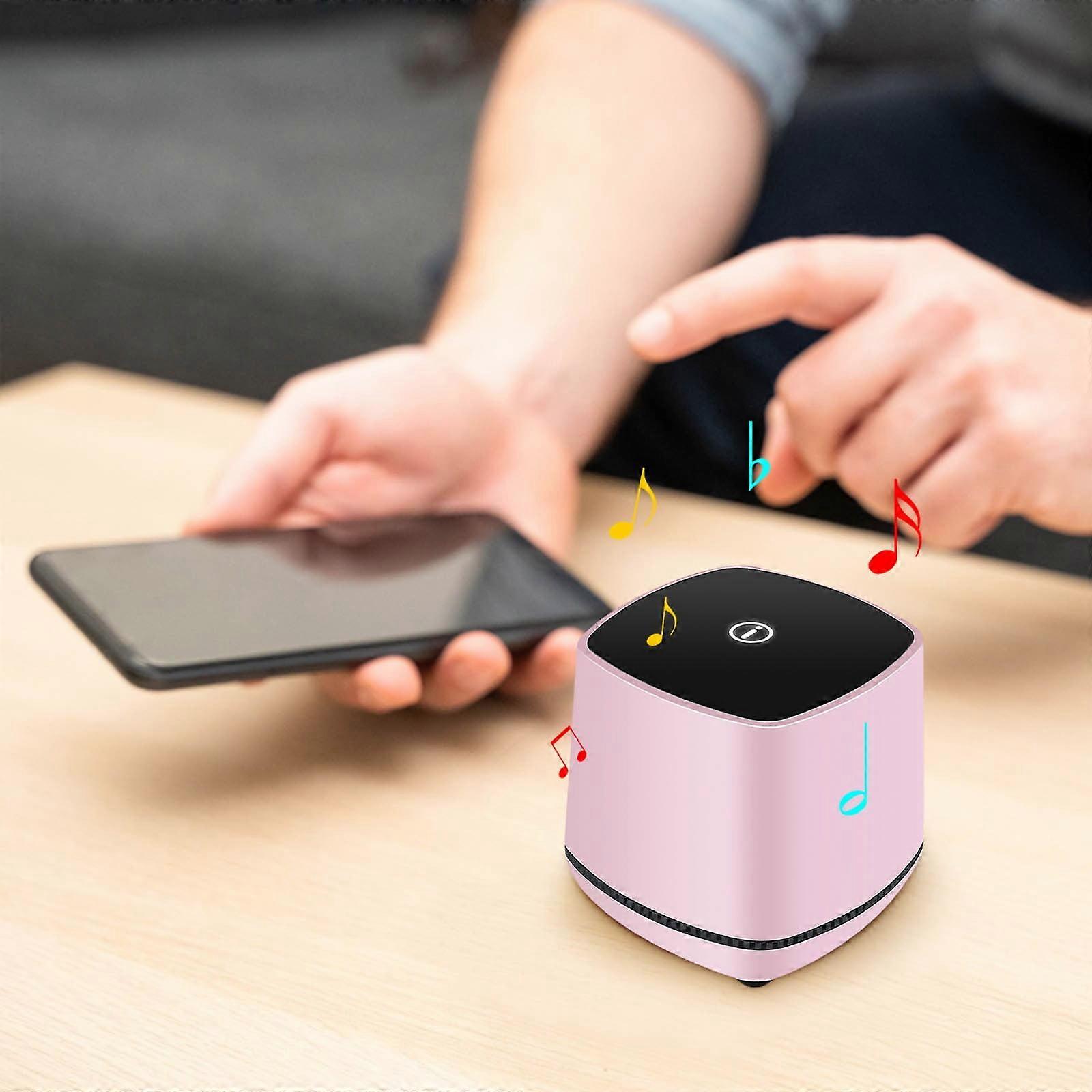 Gnobogi USB Computer Speakers with Stereo Sound, RGB Lights, Volume Control, Portable Small Soundbar for PCs, Desktop, Laptop - Compatible with