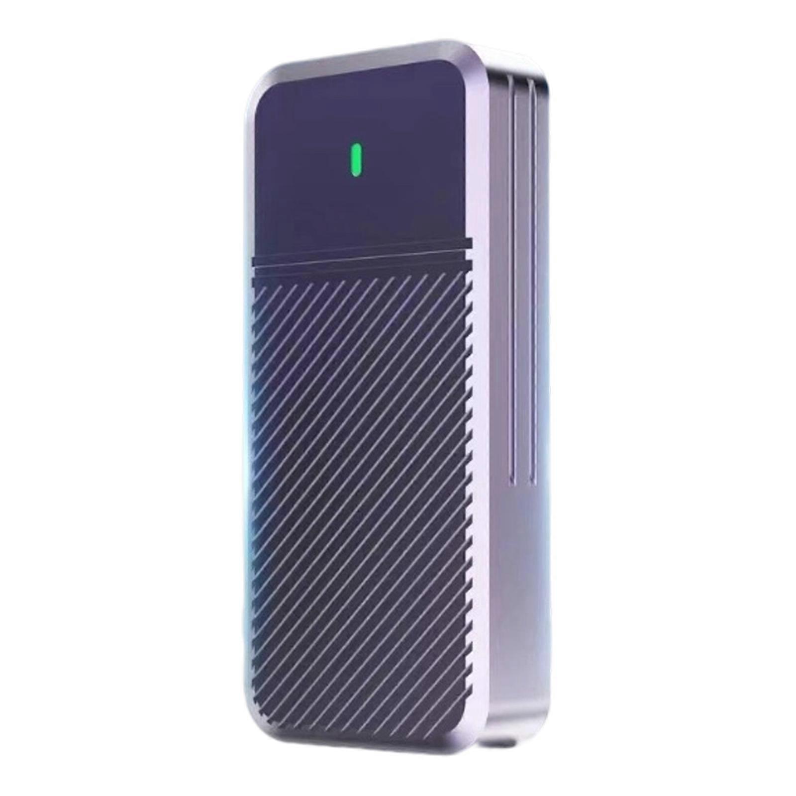 Aluminum External Ssds Case Compatible for Laptops Fast 2000MB/s Data Transfer Enhances Heat Dissipation Multicolor