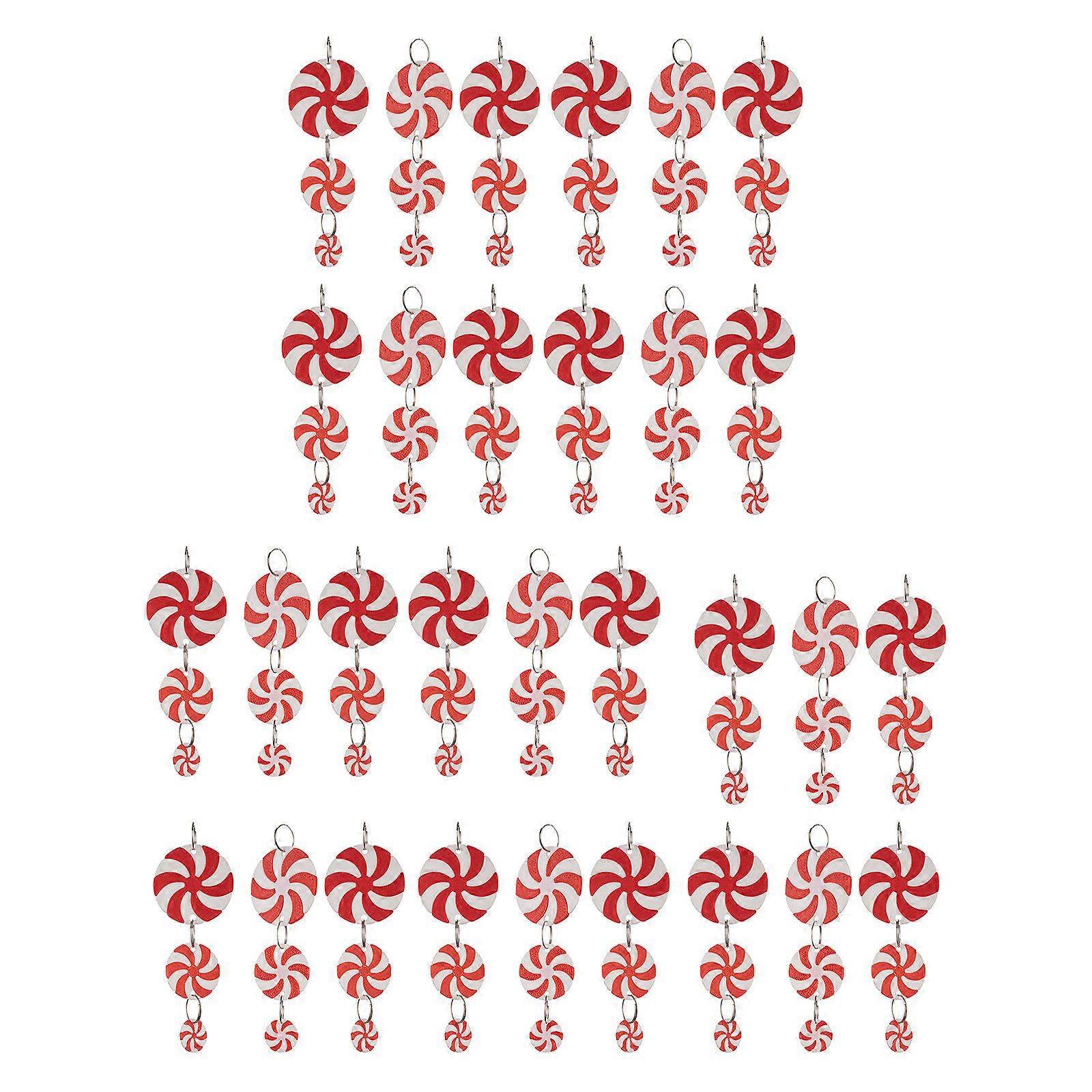 Stylish Candy Shape Hanging Accent Beautiful Holiday Penant Elegant Candy Shape Hanging Decoration Multicolor