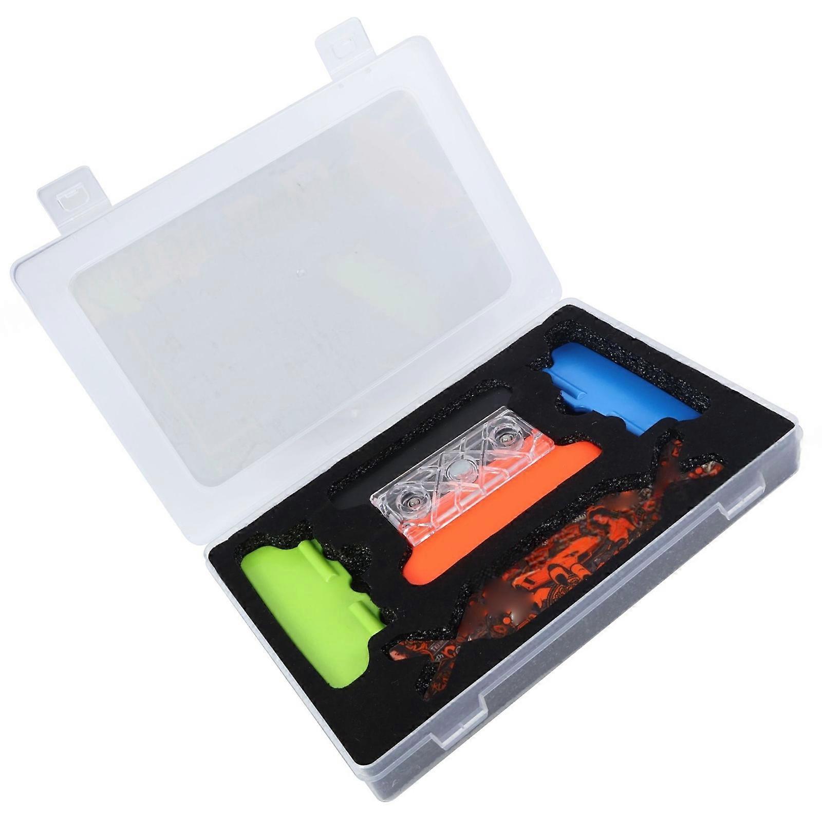 Magnetic Squeegee Blades With Hardness Settings Scratch Resistant TPE Design For Vehicle Wraps Screen Protectors Multicolor