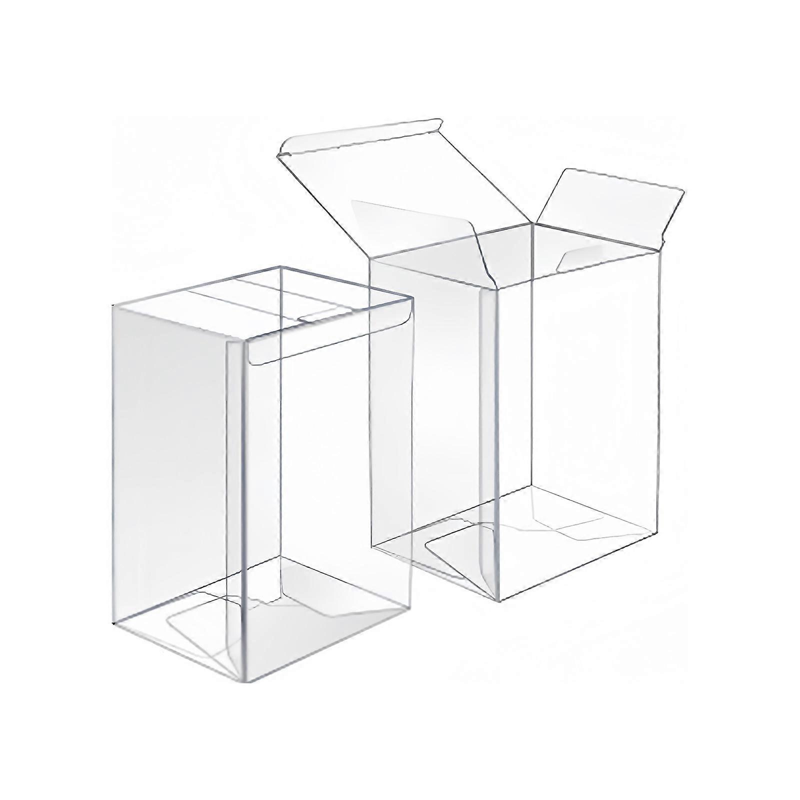 Scratchproof Card Collection Box With Clear Design PVC Packing Box Display Holder For Various Card Organzing Solution  75x44x141mm