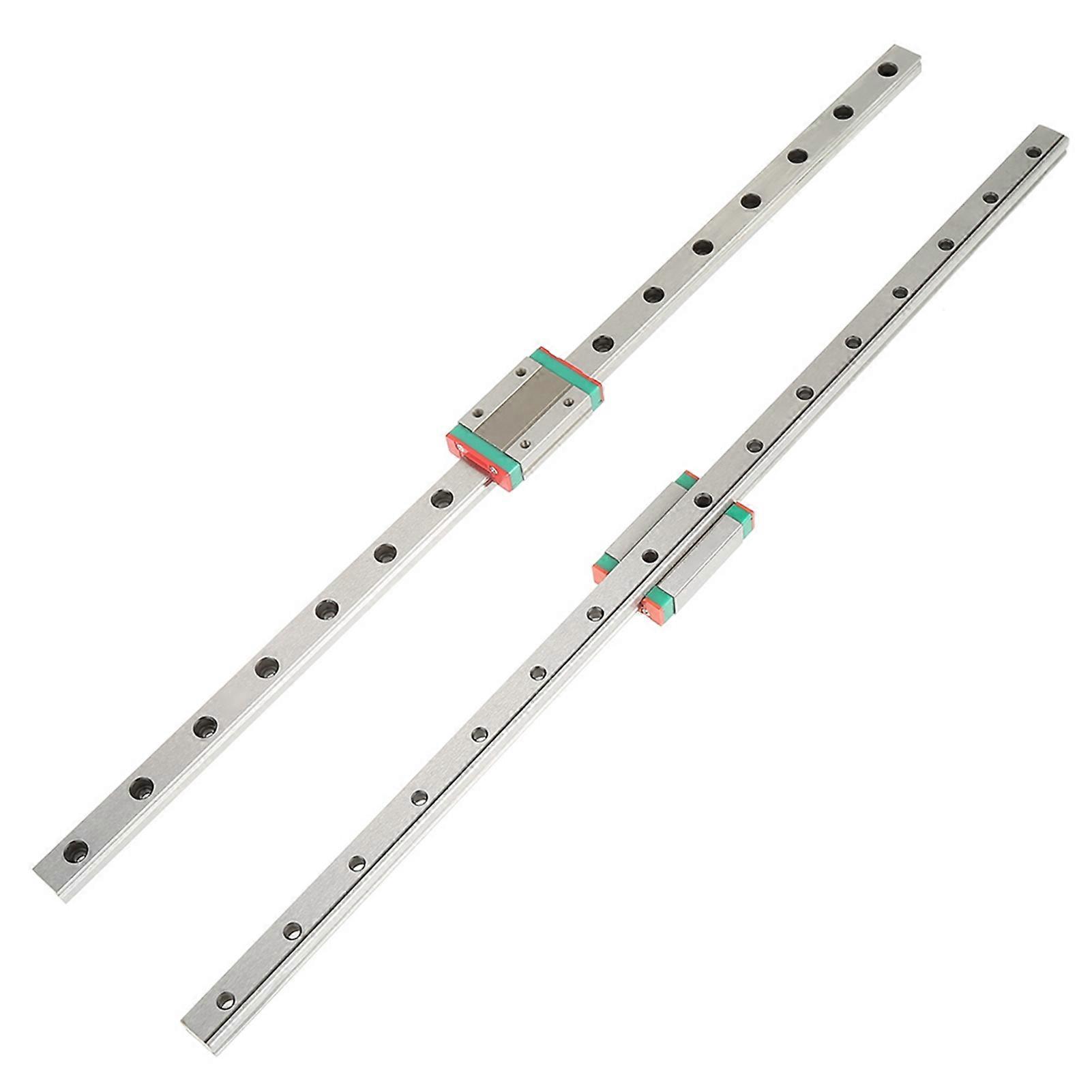 2pcs LML12H Linear Guide Rails 400mm Length with MGN12H Slide Blocks
