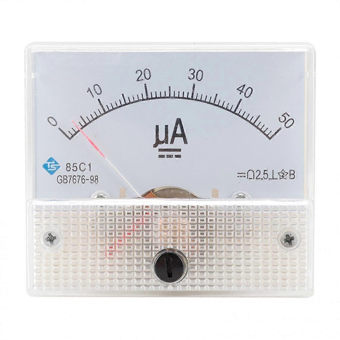 DC DC 0-20A Analog Panel Ammeter Microamp Current Ammeter Gauge