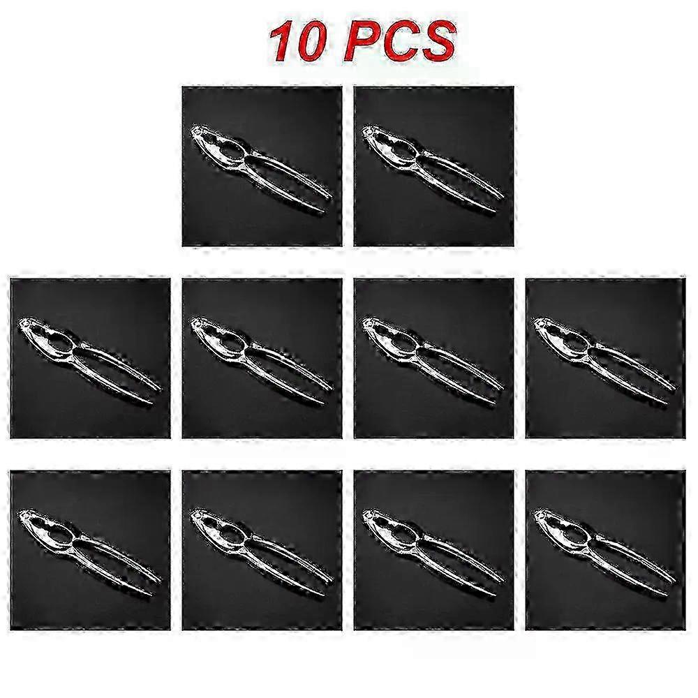 Creative Metal Spring Nutcracker Open Gadget Walnut Artifact Stainless Steel Nut Crackers Open Professional Walnut Tools