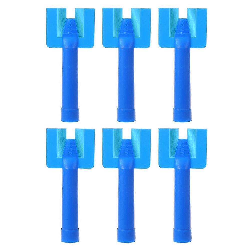 6pcs Universal Sealant Nozzles: Plastic Caulking Tips For Auto Repair - Reusable Caulk Applicator Nozzle For Precise Sealing And Bonding